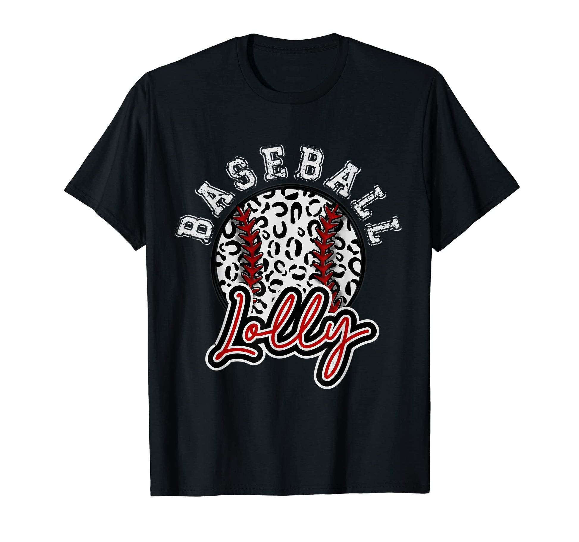 Leopard Cheetah Baseball Lolly Womens T-Shirt - Aesthetic Graphic Unisex - T-Shirt, Sweatshirt, Hoodie