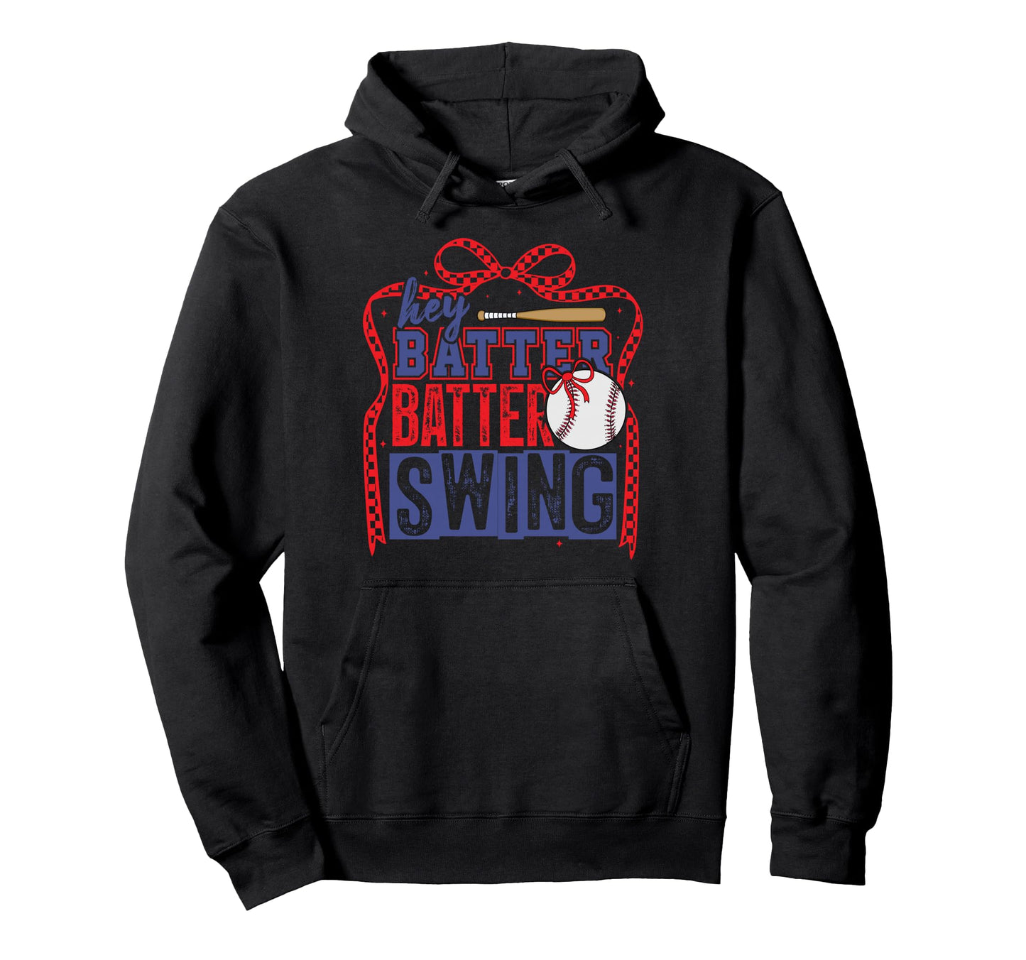 Baseball Mom Coquette Preppy Swing Womens Hoodie - Trendy Graphic Men Women - T-Shirt, Sweatshirt, Hoodie