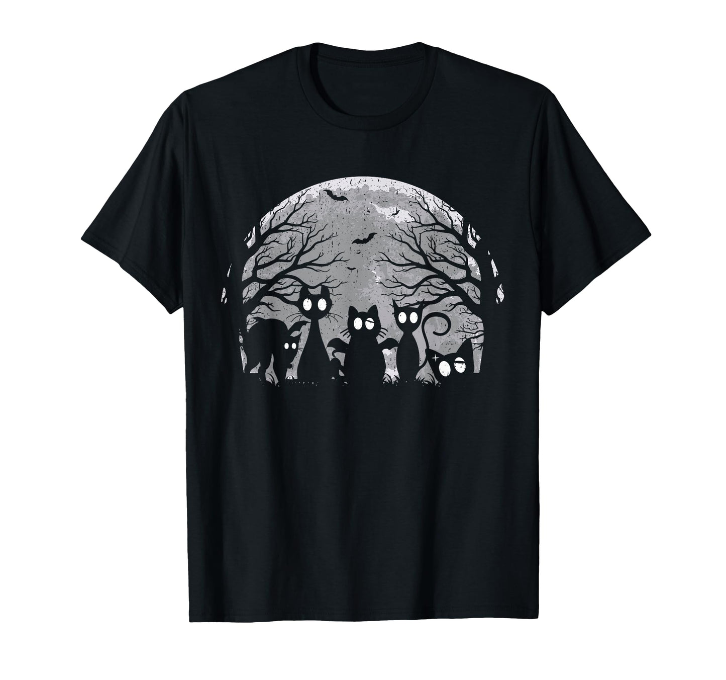 Creepy Cats Alt Goth Grunge Horror T-Shirt - Custom Art Print Men Women - T-Shirt, Sweatshirt, Hoodie
