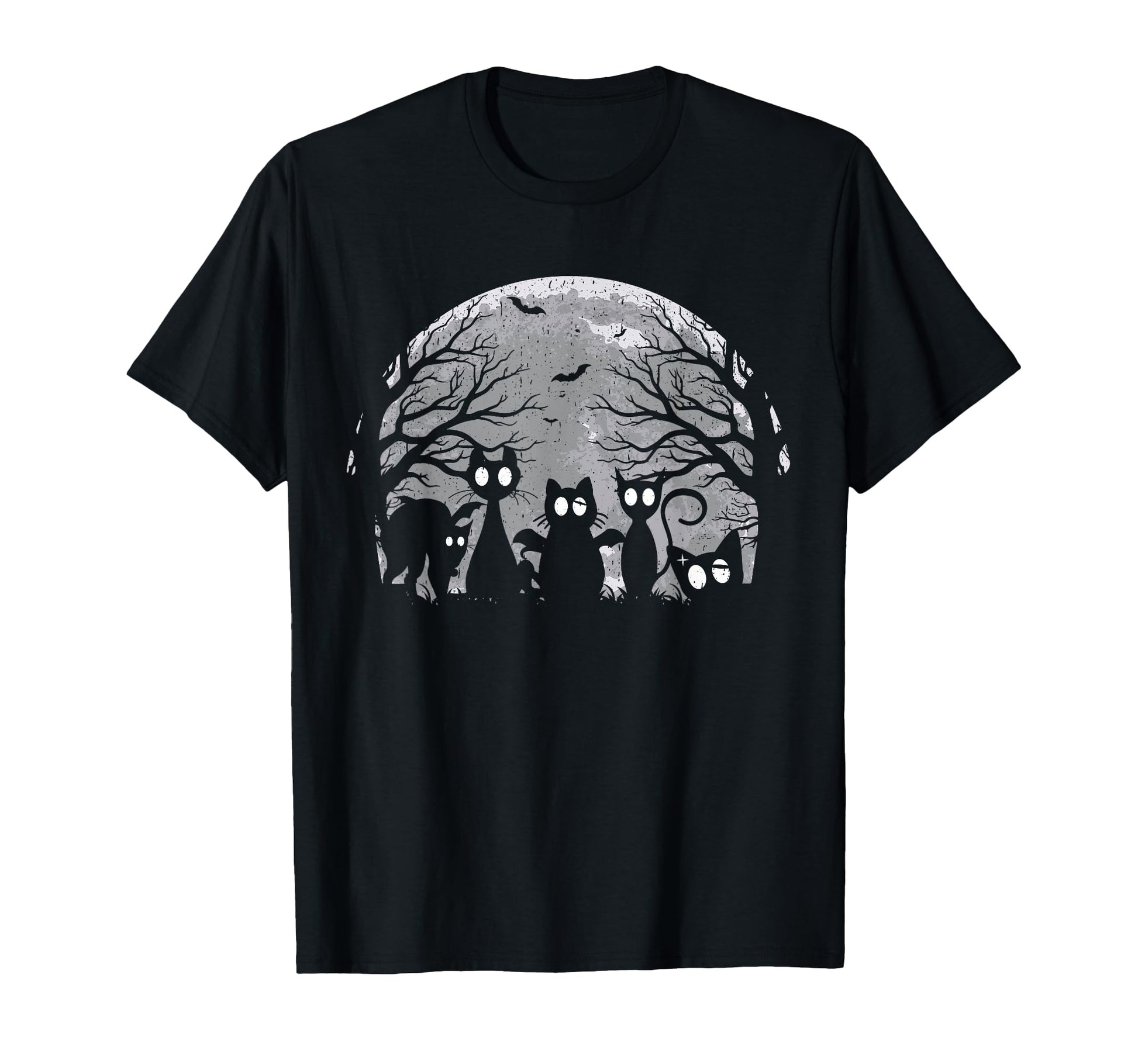 Creepy Cats Alt Goth Grunge Horror T-Shirt - Custom Art Print Men Women - T-Shirt, Sweatshirt, Hoodie
