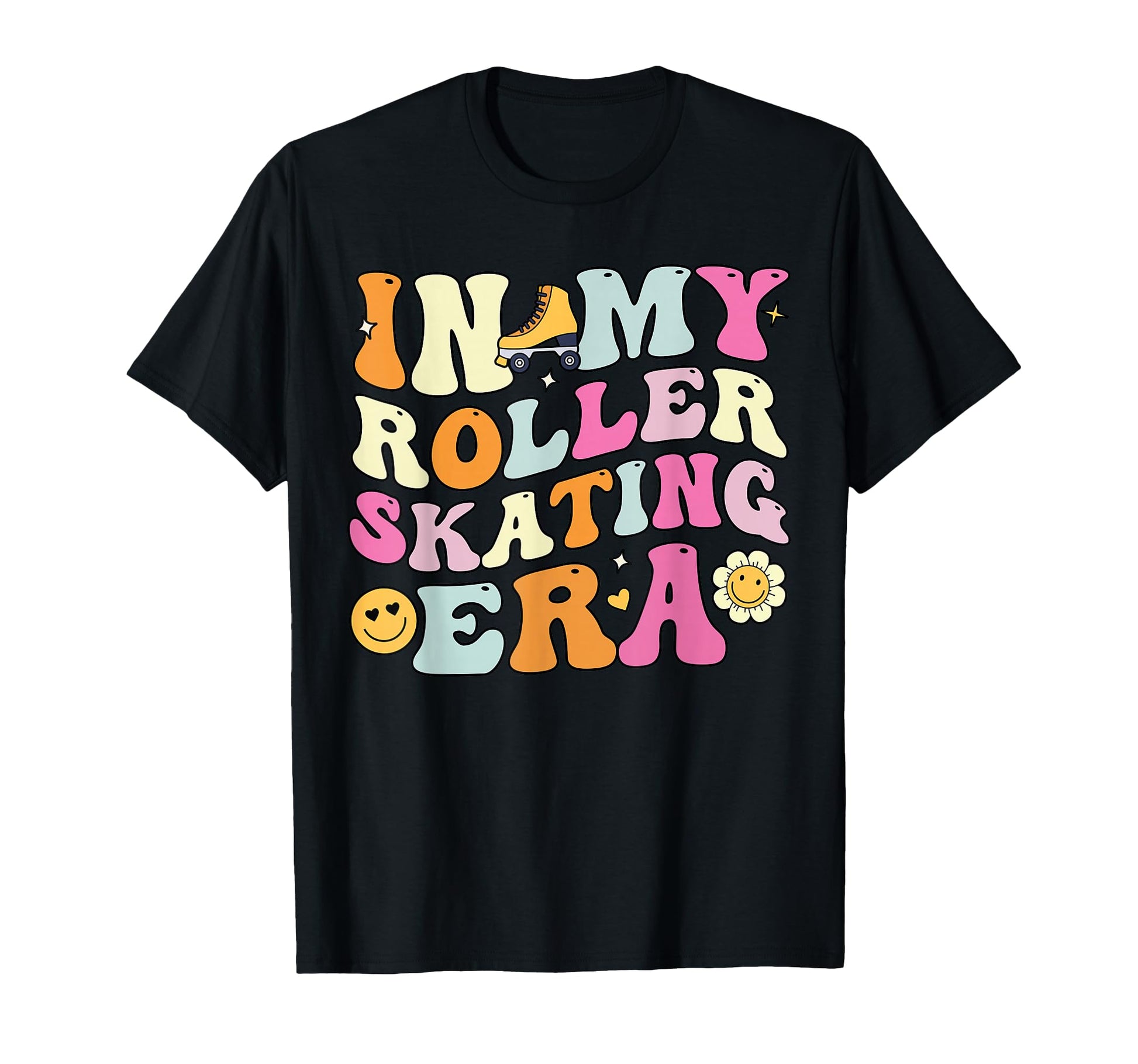 My Roller Skating Era Groovy Roller Skaters T-Shirt - Trendy Graphic Unisex - T-Shirt, Sweatshirt, Hoodie