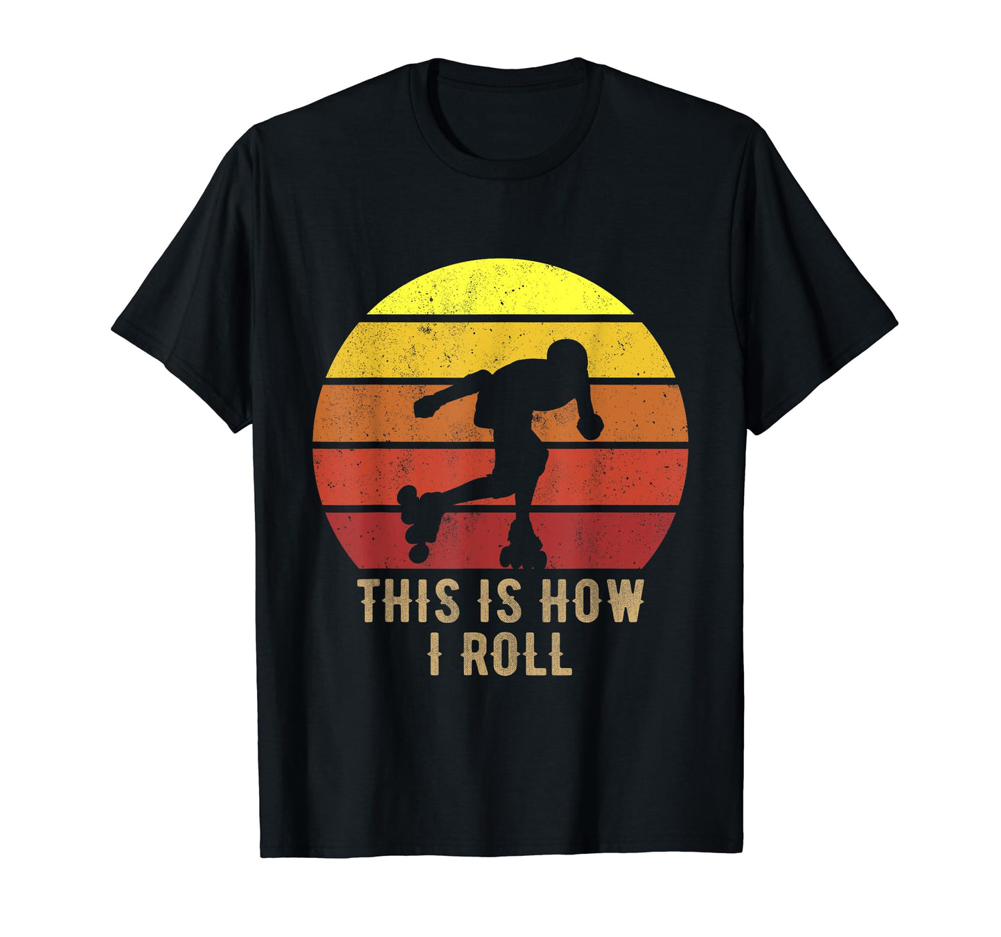Roller Skate Funny Skating 70S 80S T-Shirt - Novelty Apparel for Adults - T-Shirt, Sweatshirt, Hoodie