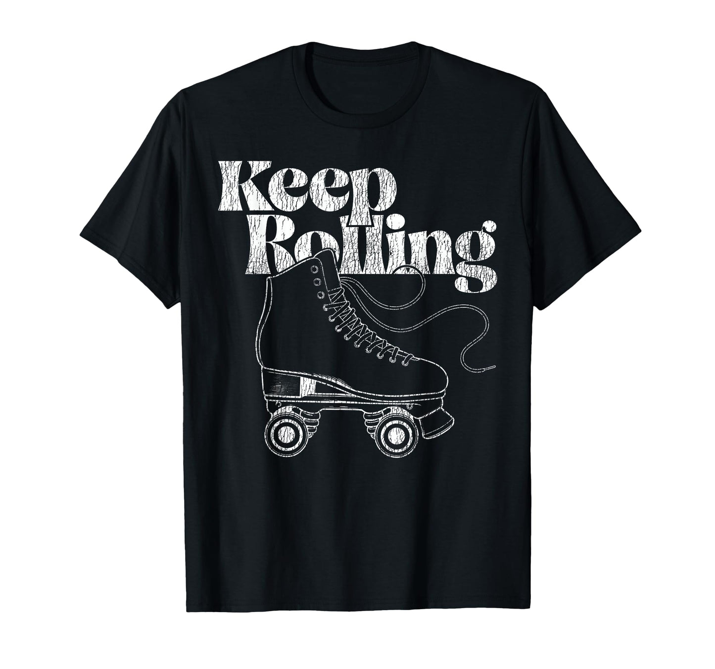 Roller Skating Skate 1970S Keep T-Shirt - Fun Novelty Design Men Women - T-Shirt, Sweatshirt, Hoodie