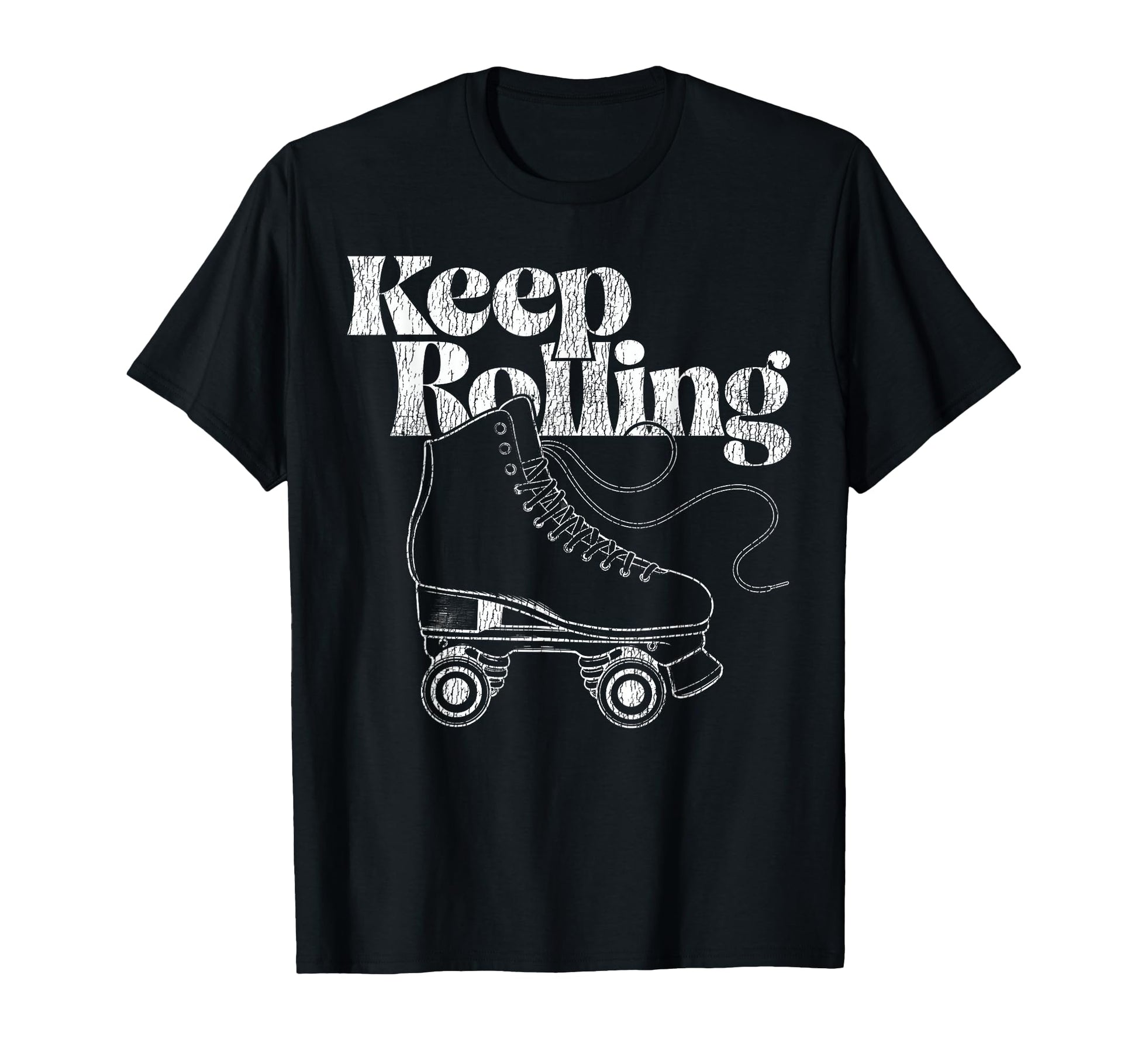 Roller Skating Skate 1970S Keep T-Shirt - Fun Novelty Design Men Women - T-Shirt, Sweatshirt, Hoodie