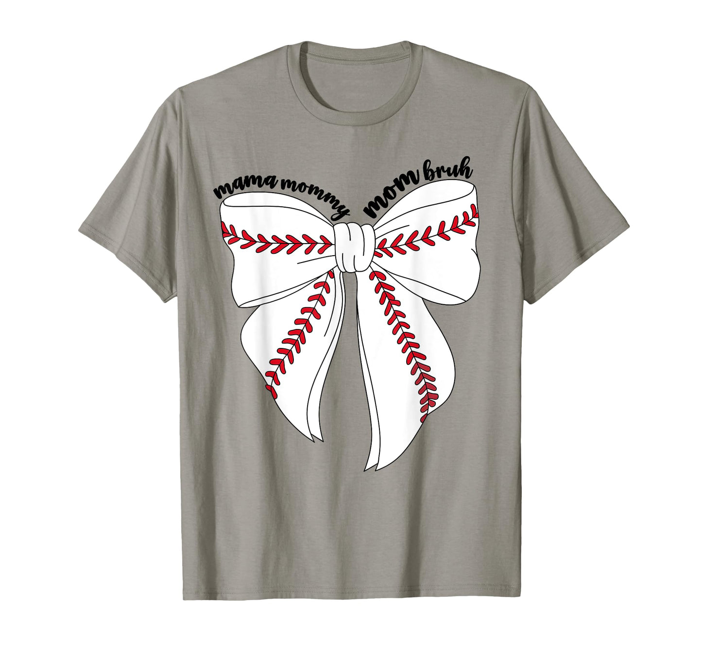 Mama Mommy Mom Bruh Baseball Coquette T-Shirt - Unique Graphic for Adults - T-Shirt, Sweatshirt, Hoodie