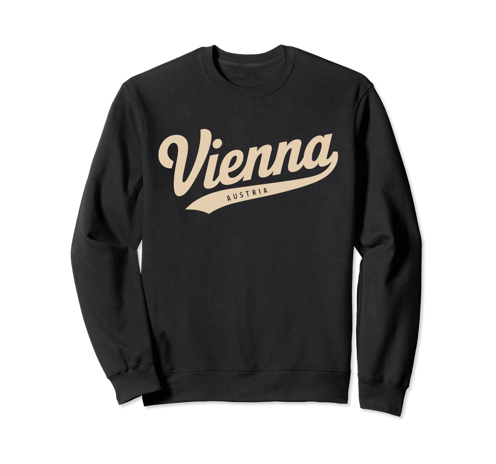 Vienna Austria Souvenir Typography Sweatshirt - Custom Art Print Unisex - T-Shirt, Sweatshirt, Hoodie
