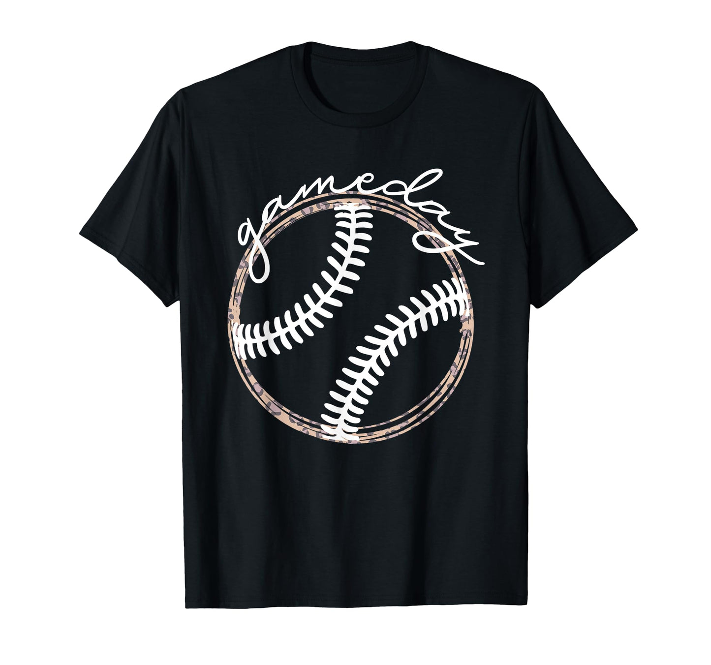 Game Day Baseball Softball Leopard T-Shirt - Novelty Apparel Men Women - T-Shirt, Sweatshirt, Hoodie