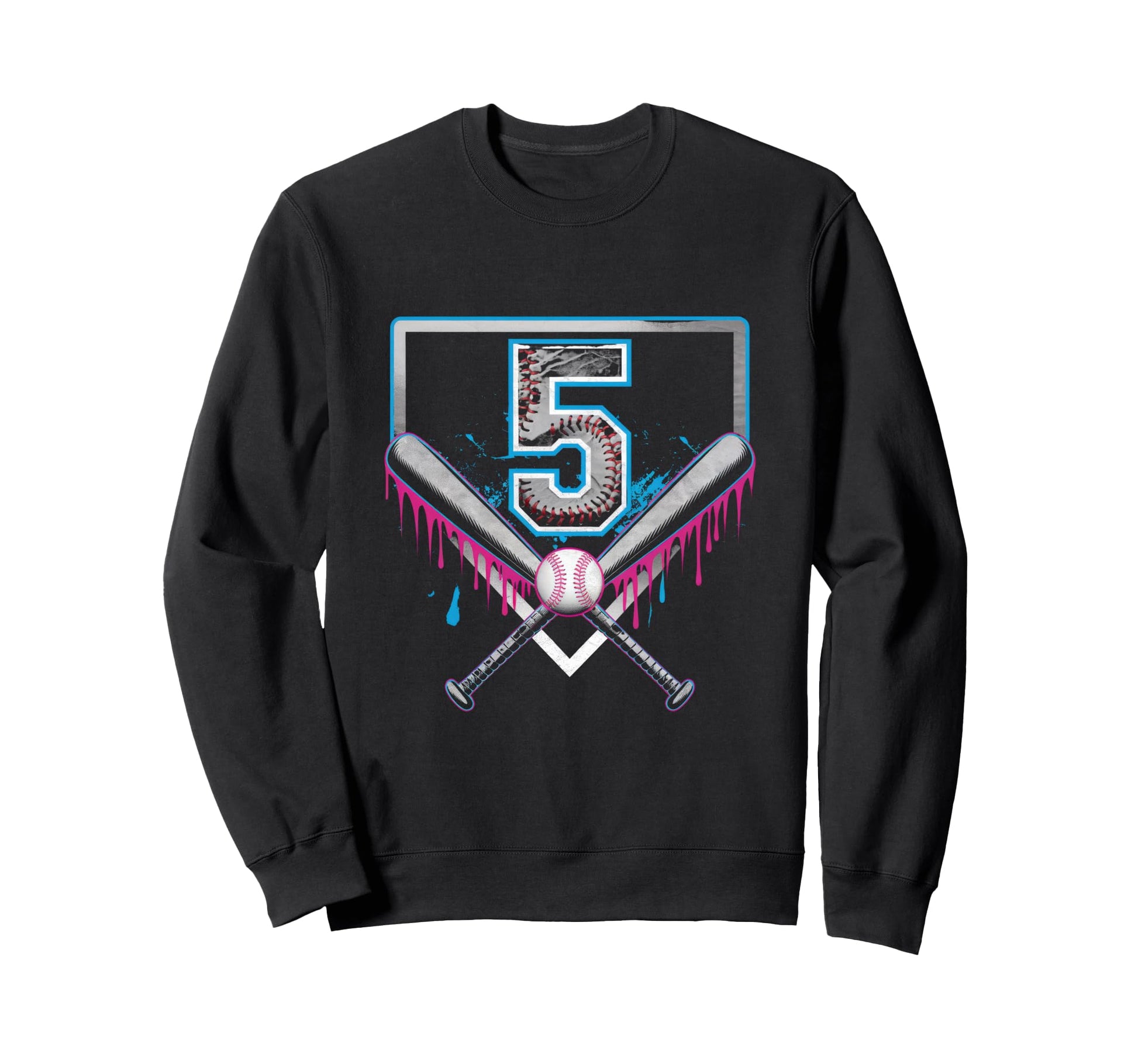 Sprinkle 5Th Birthday Baseball Sweatshirt - Minimalist Print Men Women - T-Shirt, Sweatshirt, Hoodie