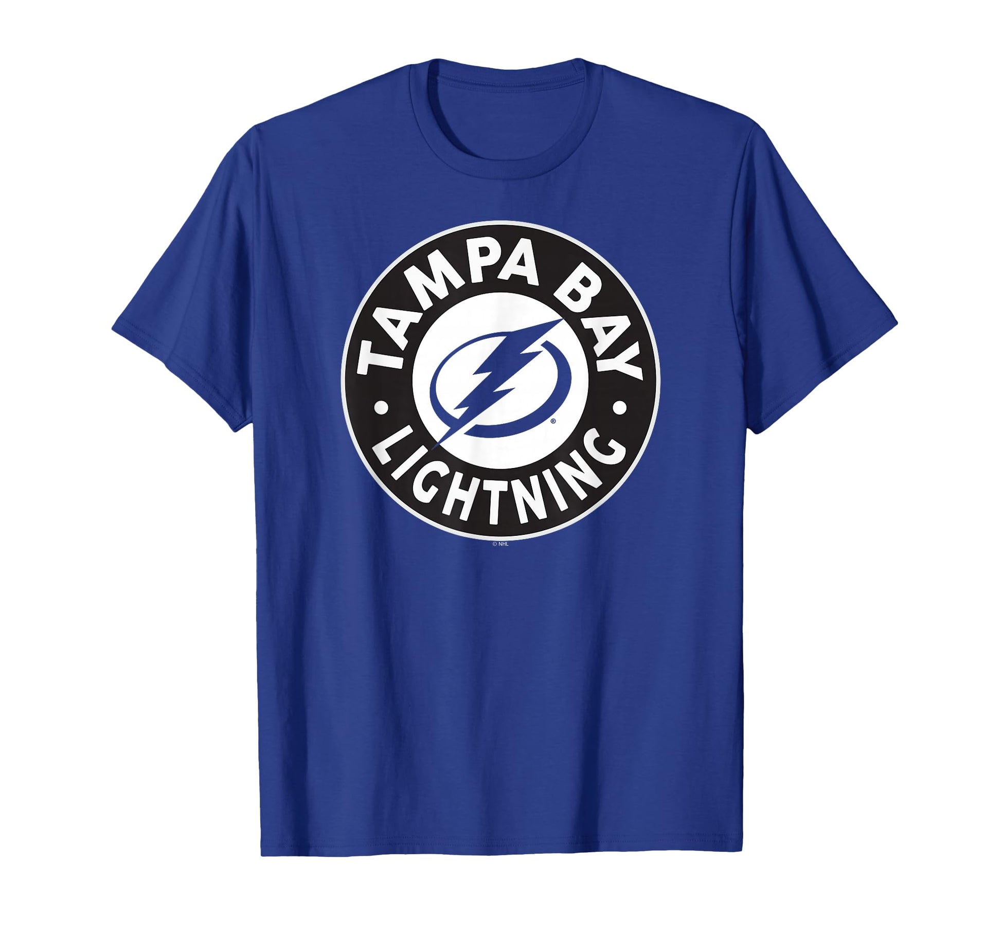 Tampa Bay Lightning Symbol Blue T-Shirt - Aesthetic Graphic Unisex - T-Shirt, Sweatshirt, Hoodie