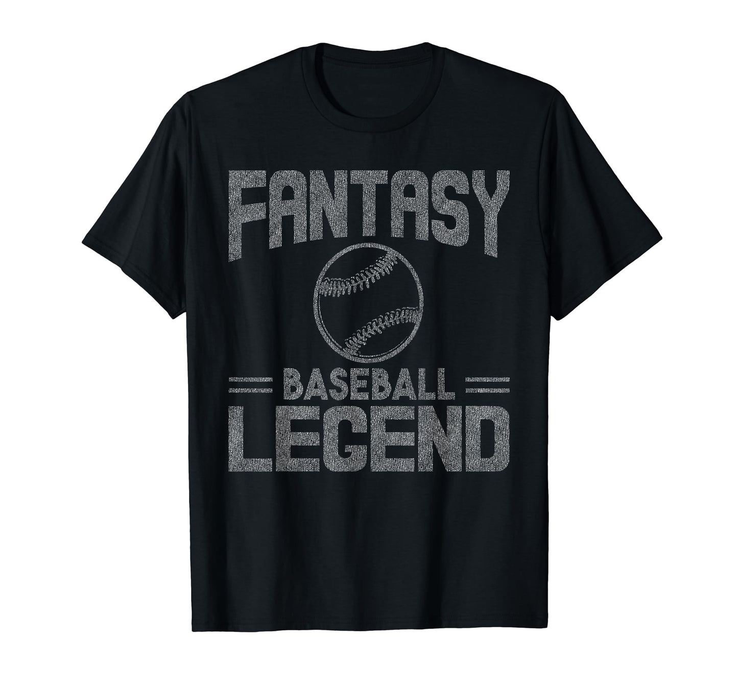 Fantasy Baseball Legend Distressed T-Shirt - Streetwear Style for Adults - T-Shirt, Sweatshirt, Hoodie