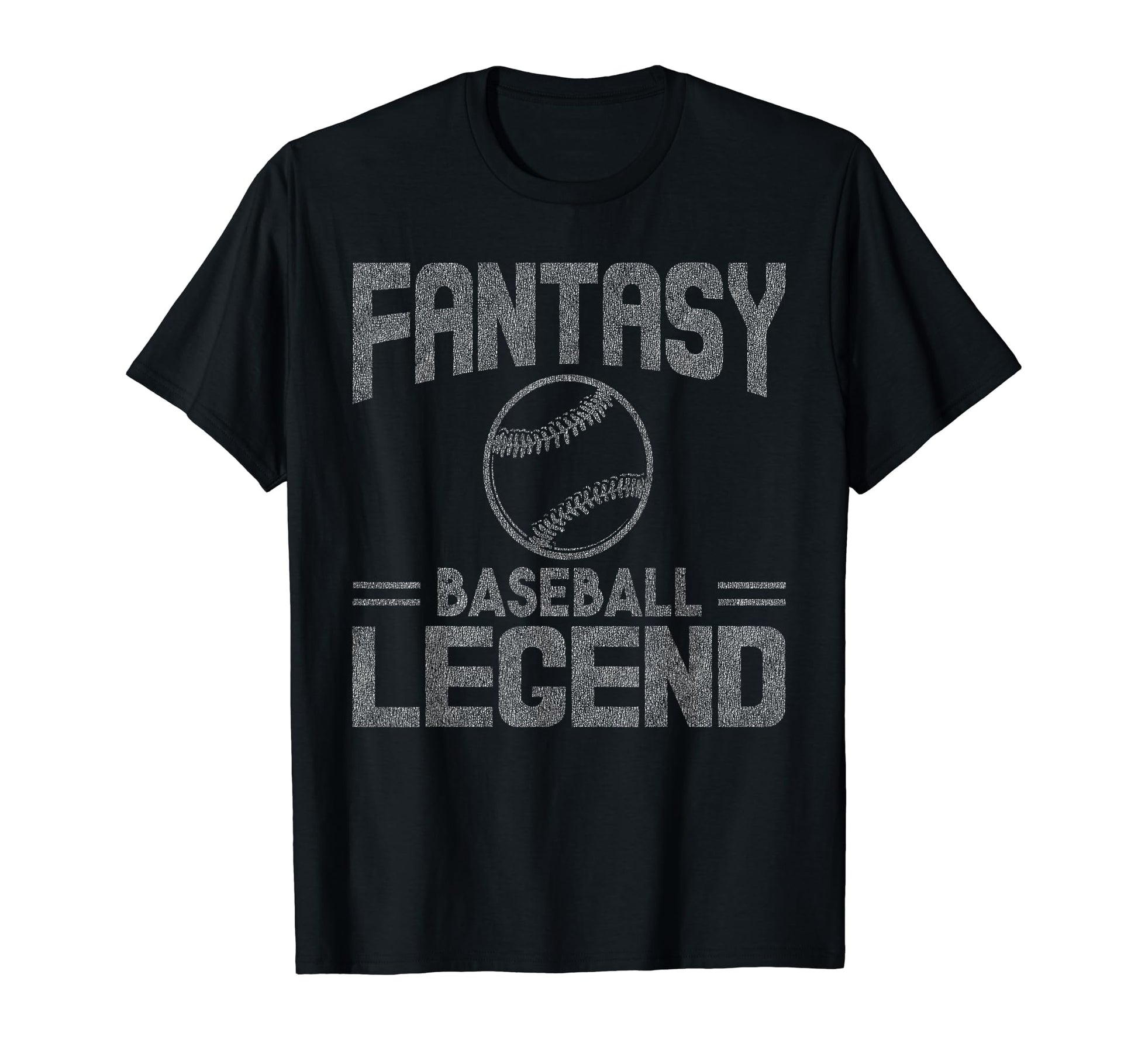 Fantasy Baseball Legend Distressed T-Shirt - Streetwear Style for Adults - T-Shirt, Sweatshirt, Hoodie