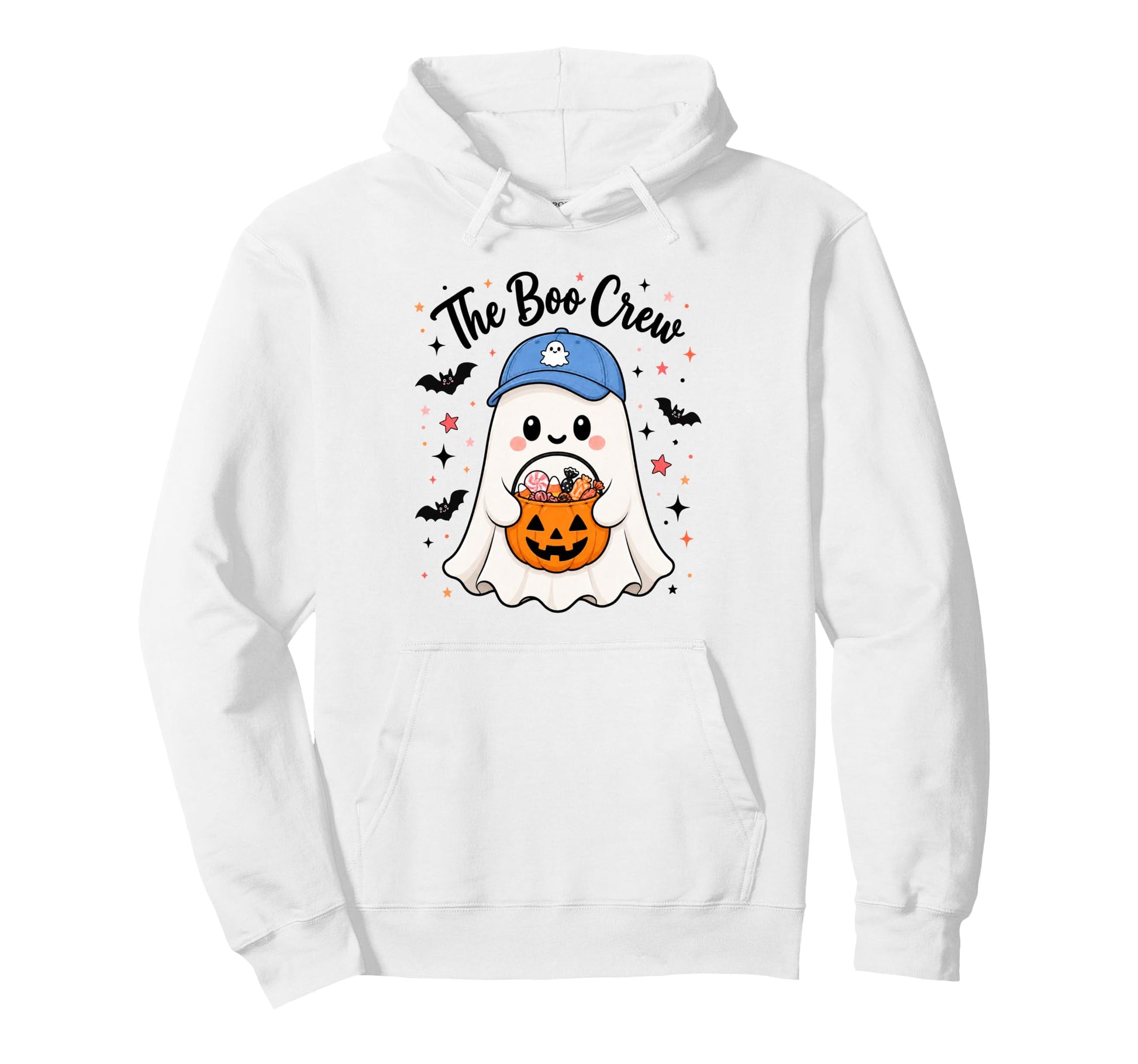 Funny Boo Crew Dad Ghost Baseball Cap Hoodie - Casual Everyday Wear Unisex - T-Shirt, Sweatshirt, Hoodie