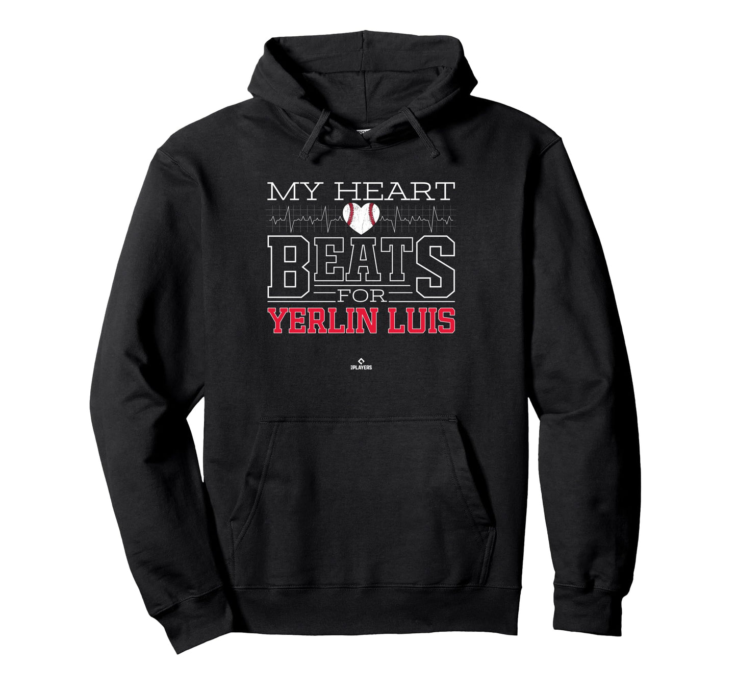My Heart Beats Yerlin Luis Prospect Hoodie - Unique Graphic for Adults - T-Shirt, Sweatshirt, Hoodie