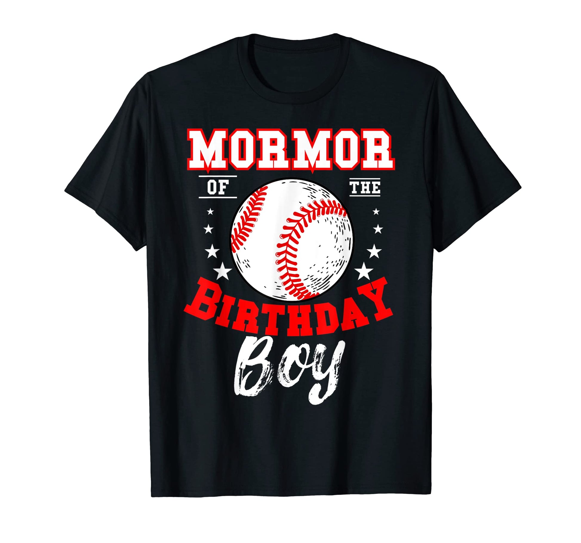 Mormor Birthday Baseball Theme Bday T-Shirt - Unique Graphic Unisex - T-Shirt, Sweatshirt, Hoodie