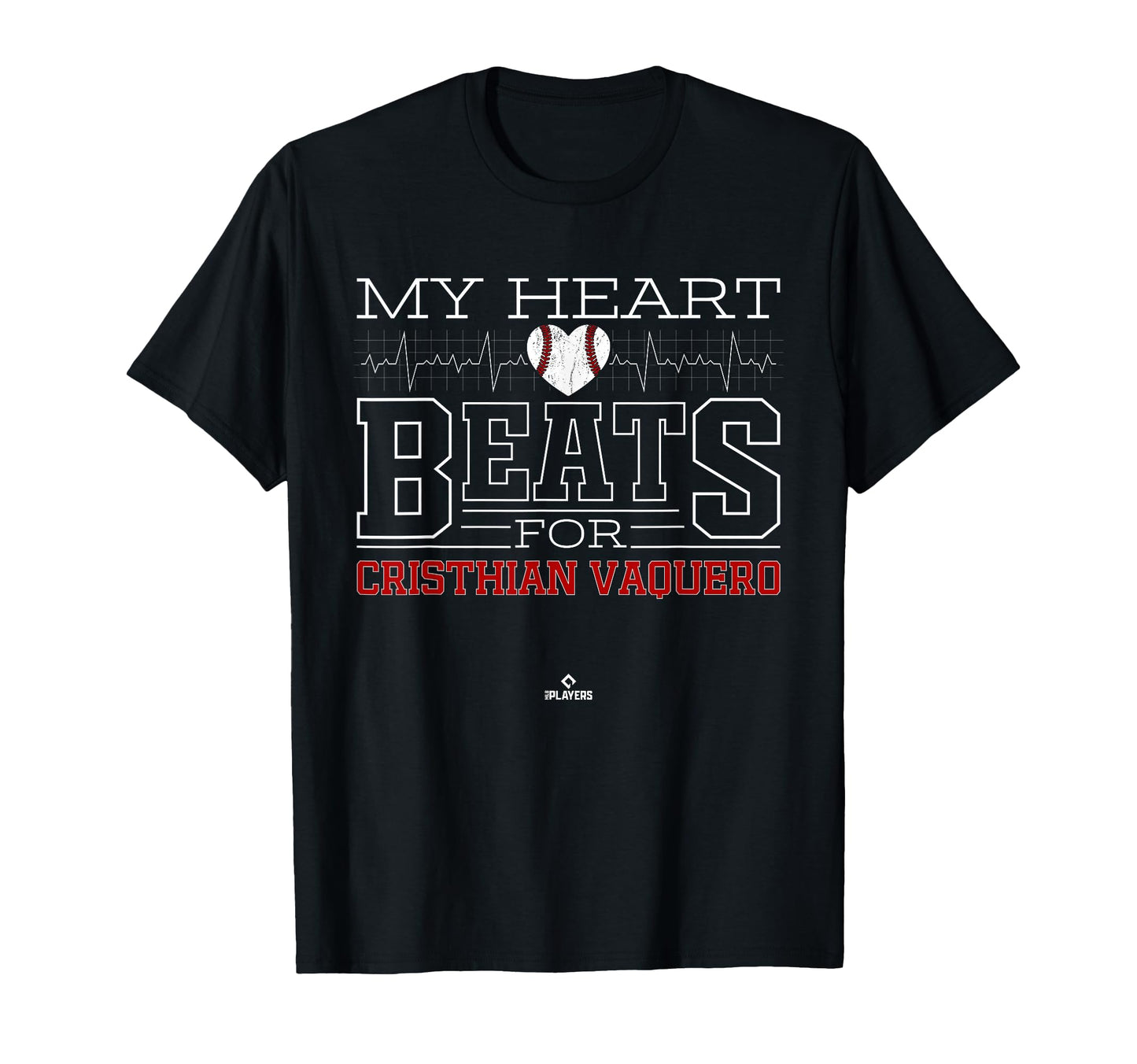 My Heart Beats Cristhian Vaquero T-Shirt - Minimalist Print for Adults - T-Shirt, Sweatshirt, Hoodie
