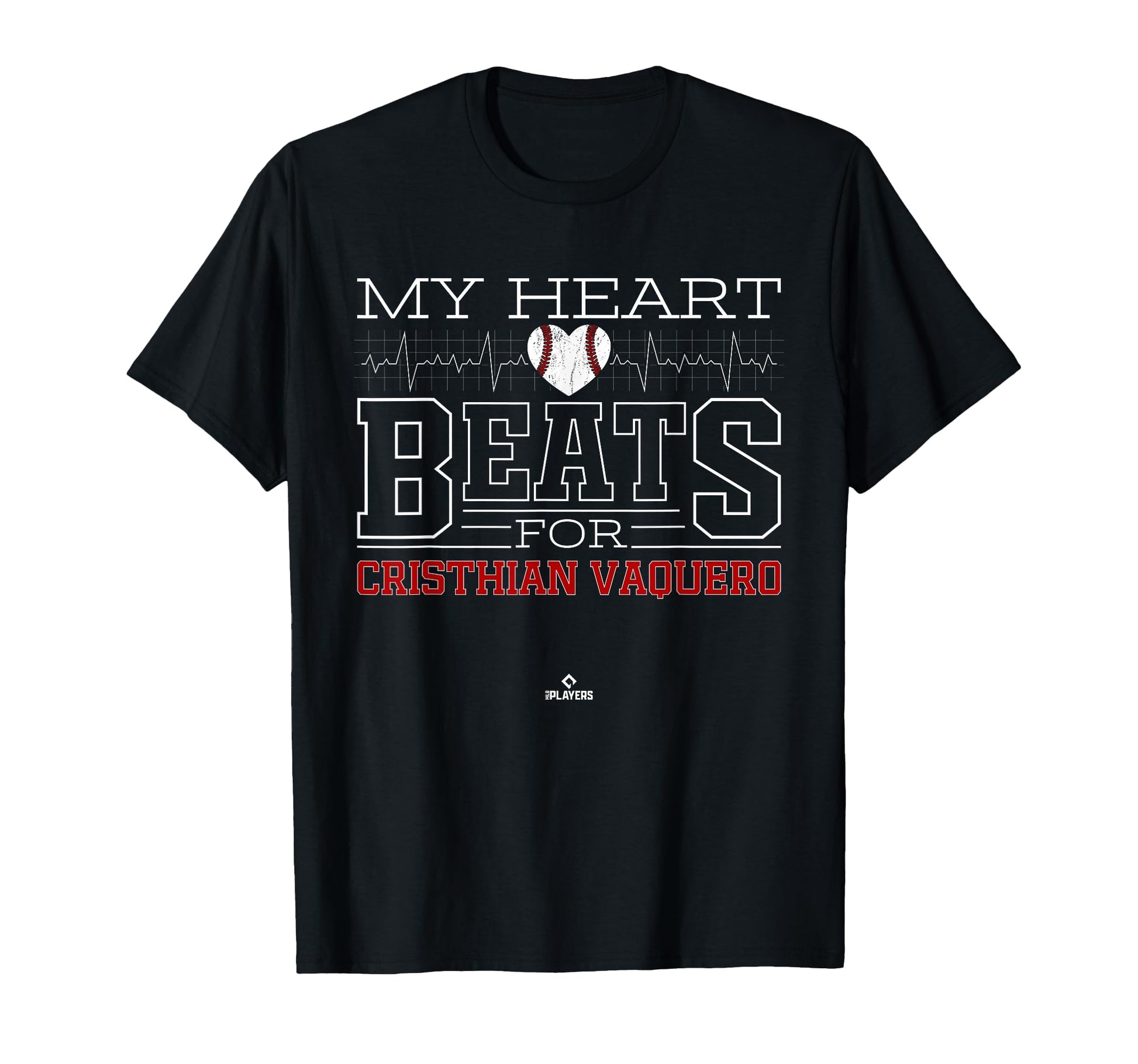 My Heart Beats Cristhian Vaquero T-Shirt - Minimalist Print for Adults - T-Shirt, Sweatshirt, Hoodie