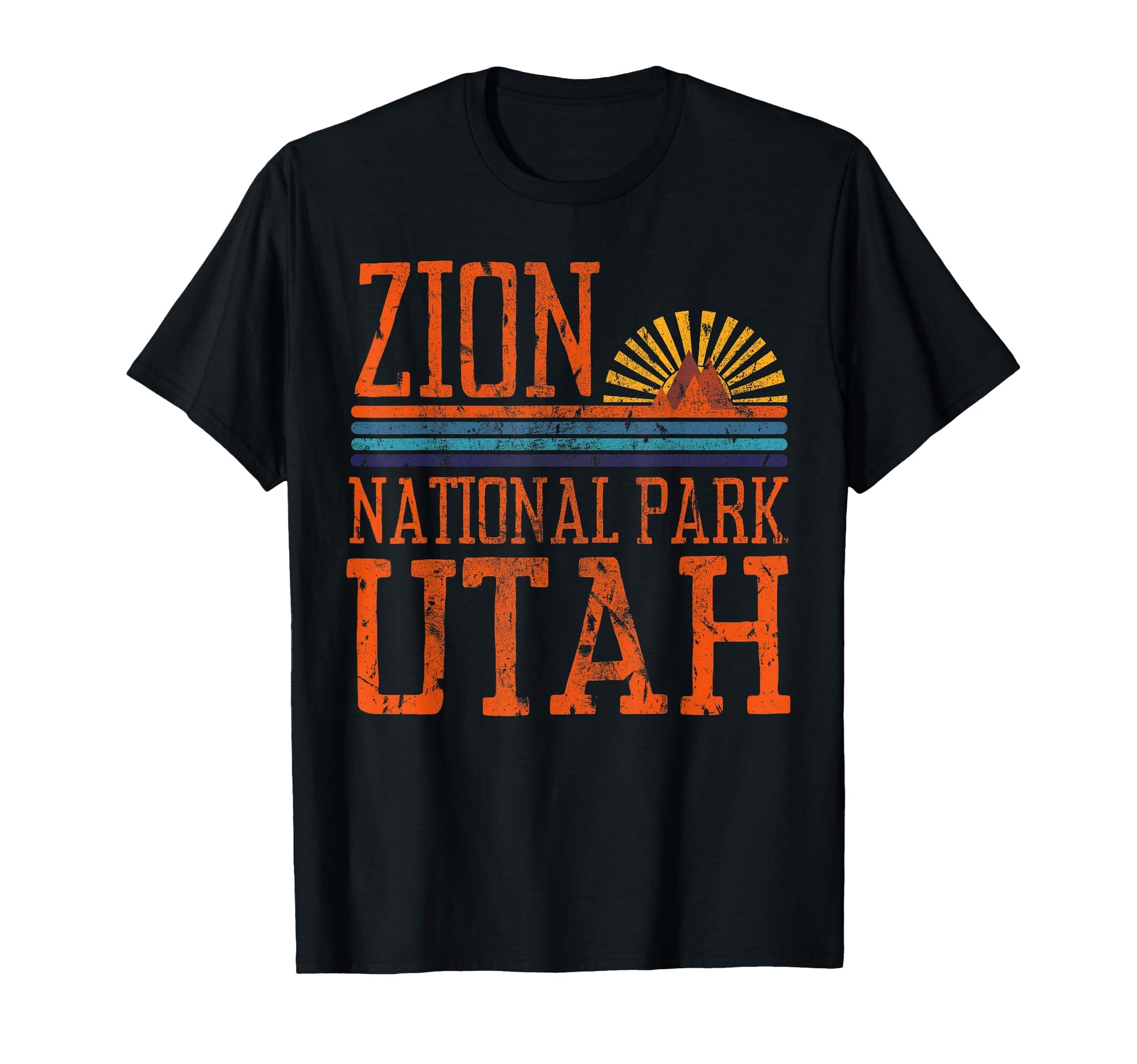 Zion National Park Utah Usa Outdoor Hoodie - Custom Art Print Men Women - T-Shirt, Sweatshirt, Hoodie