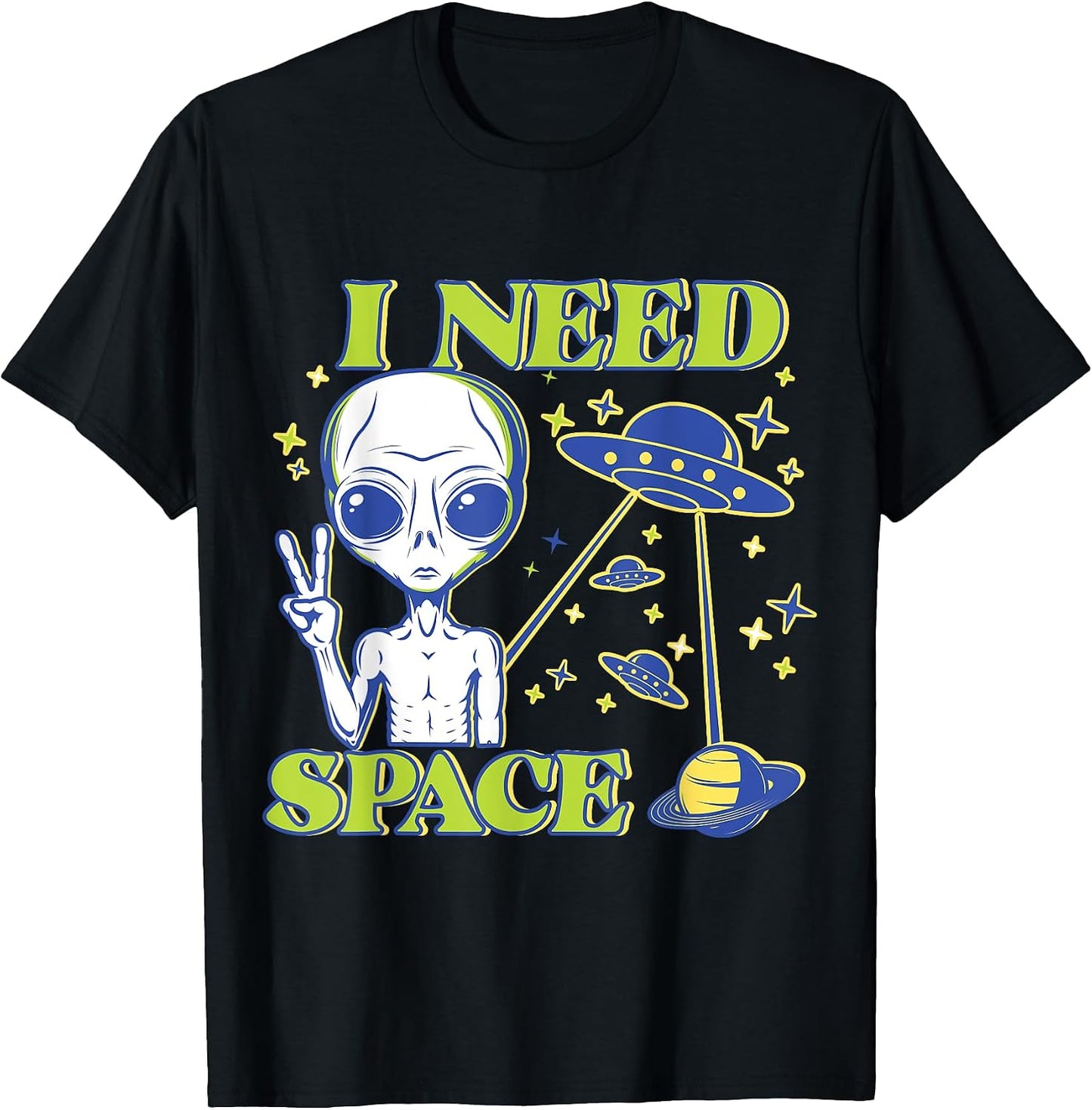 Funny Alien UFO Gifts - Adult & Kids T-Shirts, Sweatshirts & Hoodies apparel design preview 1