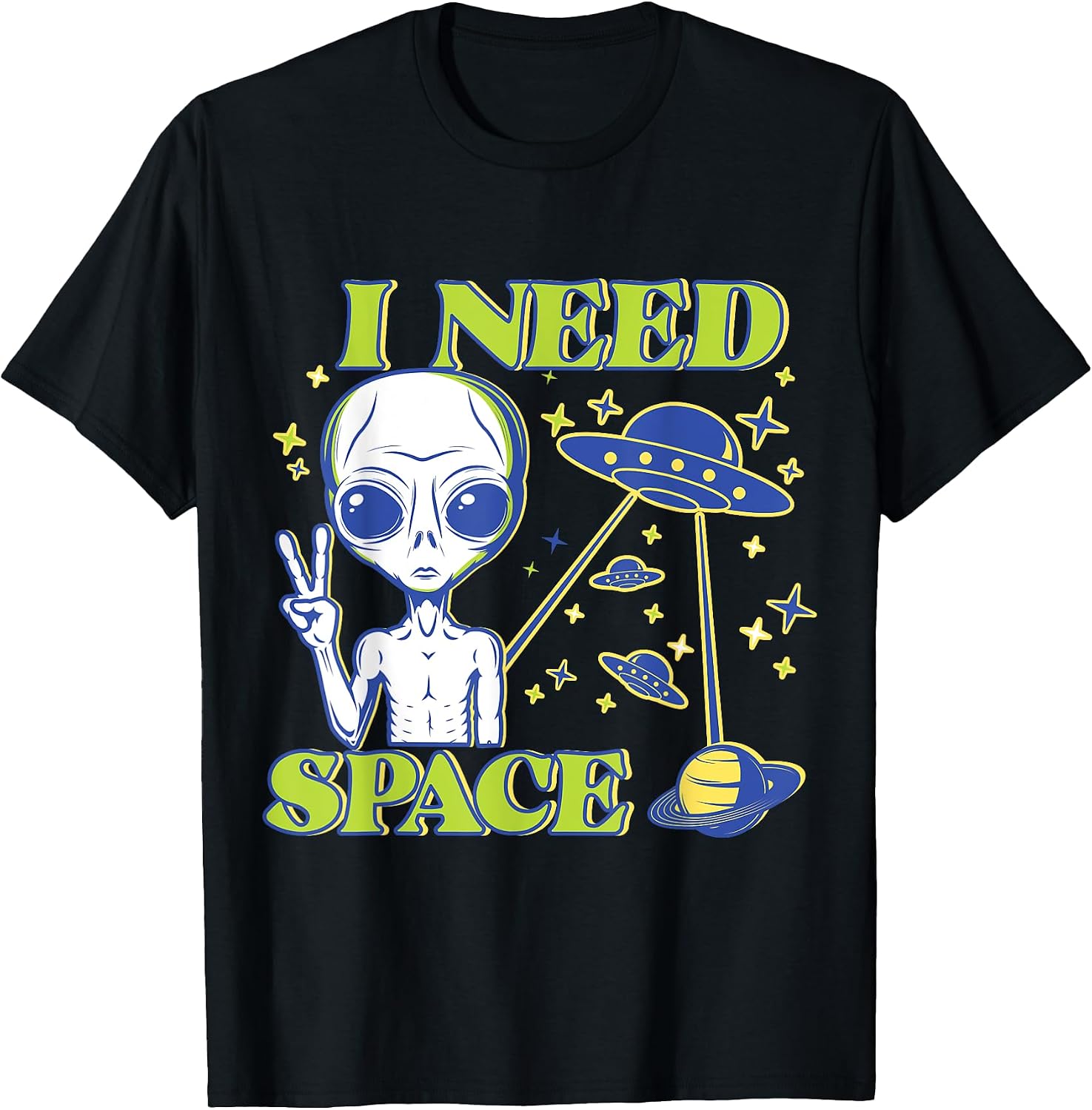Funny Alien UFO Gifts - Adult & Kids T-Shirts, Sweatshirts & Hoodies apparel design preview 1