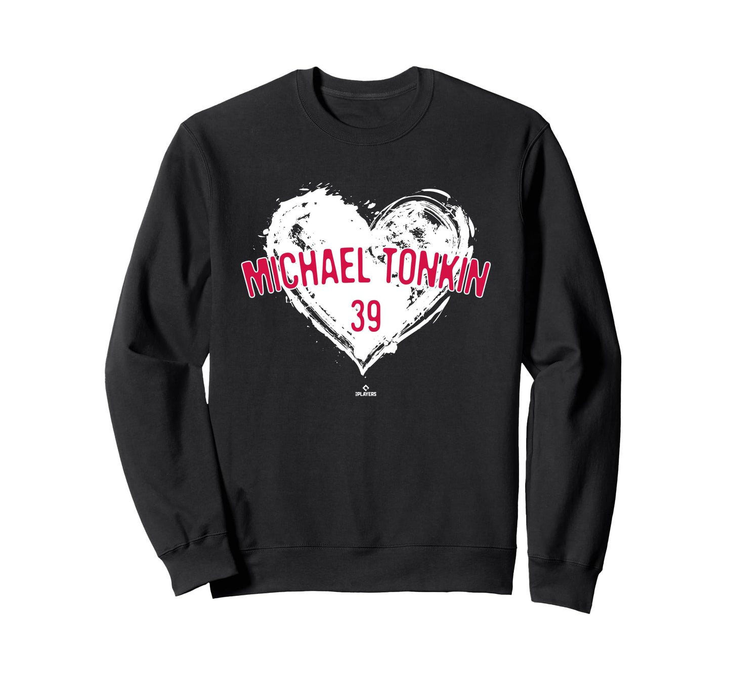 Distressed Heart Michael Tonkin Sweatshirt - Minimalist Print Unisex - T-Shirt, Sweatshirt, Hoodie