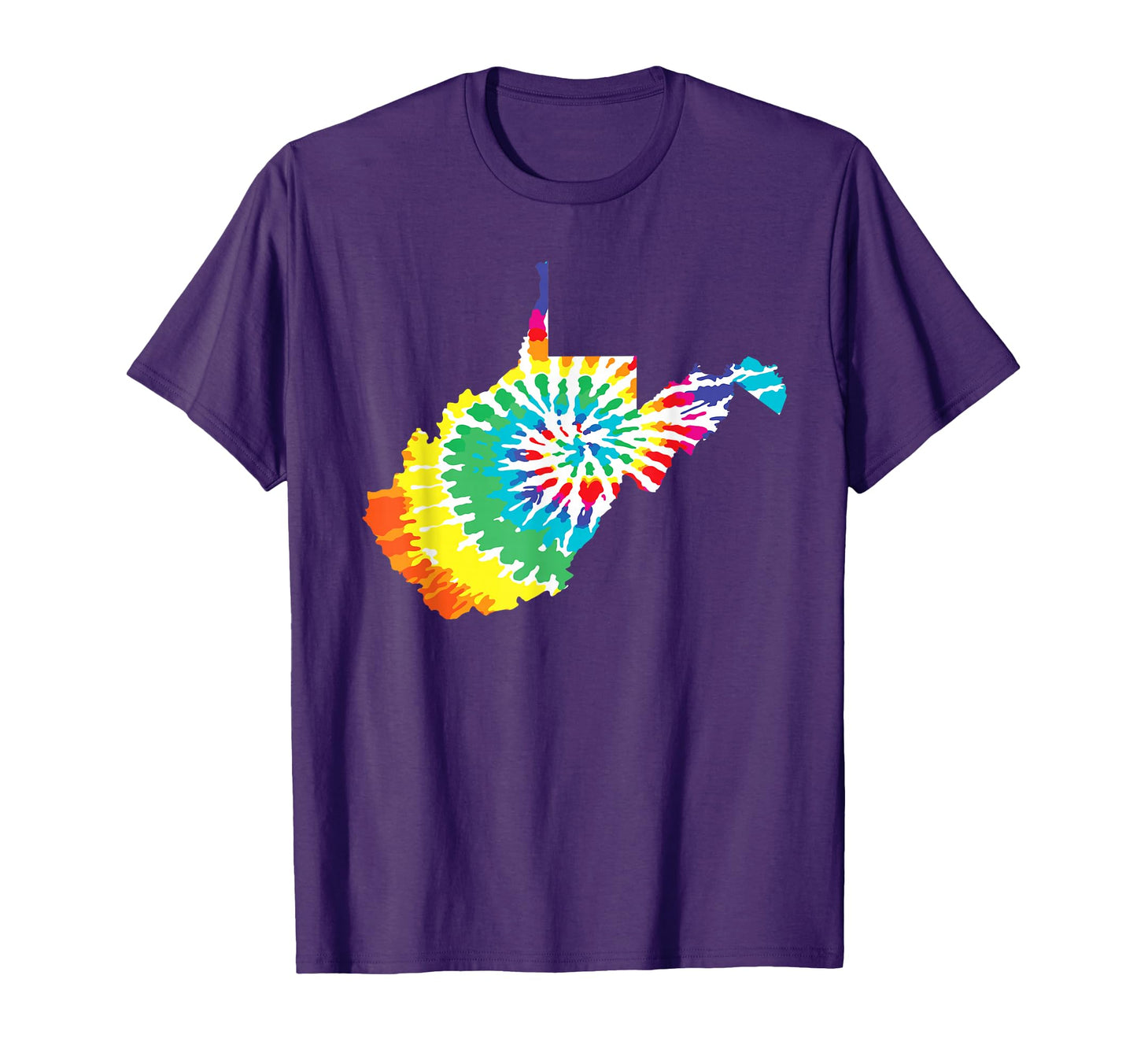 Tie Dye West Virginia Tie Dyed T-Shirt - Casual Everyday Wear for Adults - T-Shirt, Sweatshirt, Hoodie