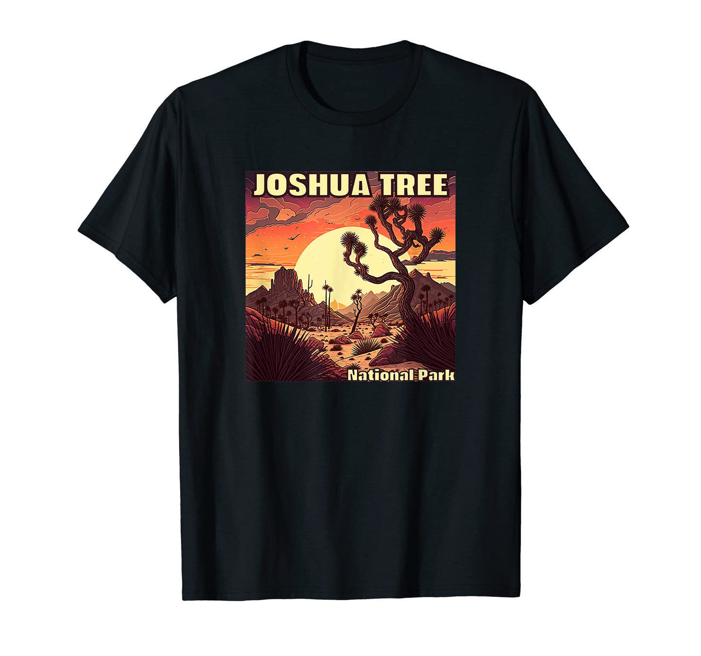 Joshua Tree National Park Desert T-Shirt - Aesthetic Graphic Men Women - T-Shirt, Sweatshirt, Hoodie