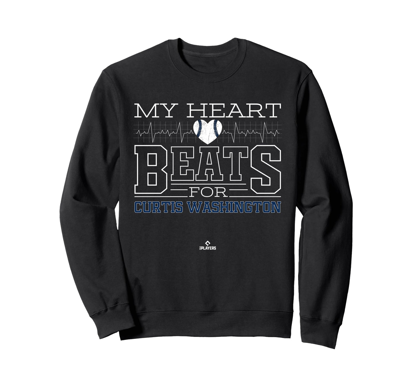 My Heart Beats Curtis Sweatshirt - Casual Everyday Wear for Adults - T-Shirt, Sweatshirt, Hoodie