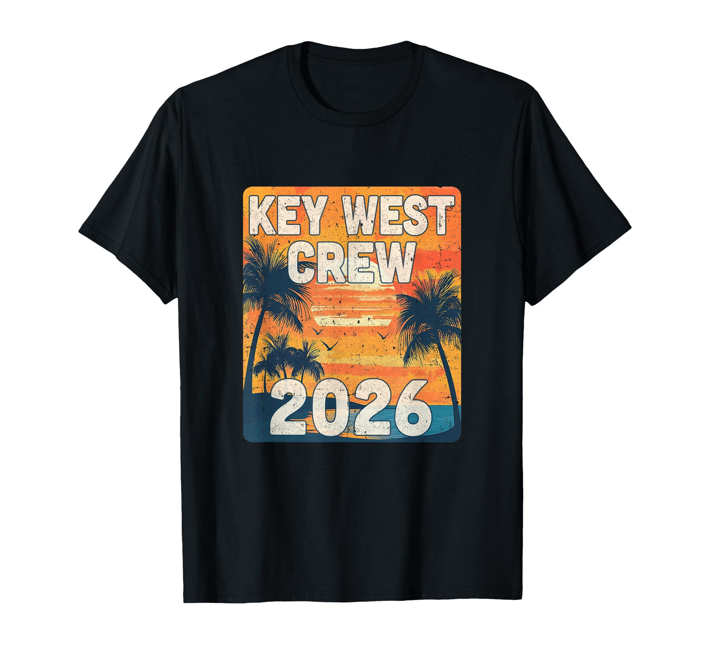 Key West Crew 2026 Vacation Matching T-Shirt - Unique Graphic Men Women - T-Shirt, Sweatshirt, Hoodie