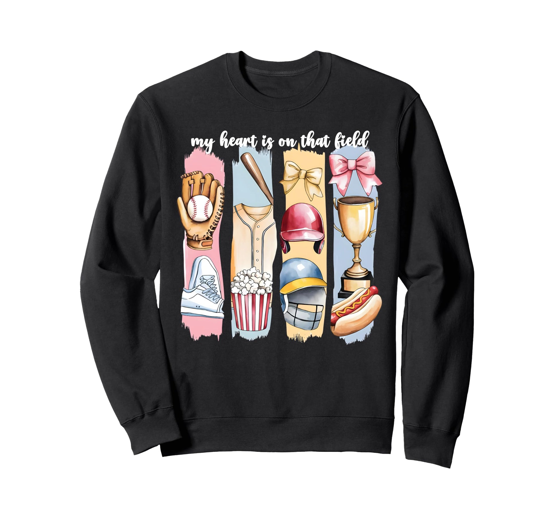 My Heart Is That Field Brushstroke Sweatshirt - Unique Graphic Men Women - T-Shirt, Sweatshirt, Hoodie