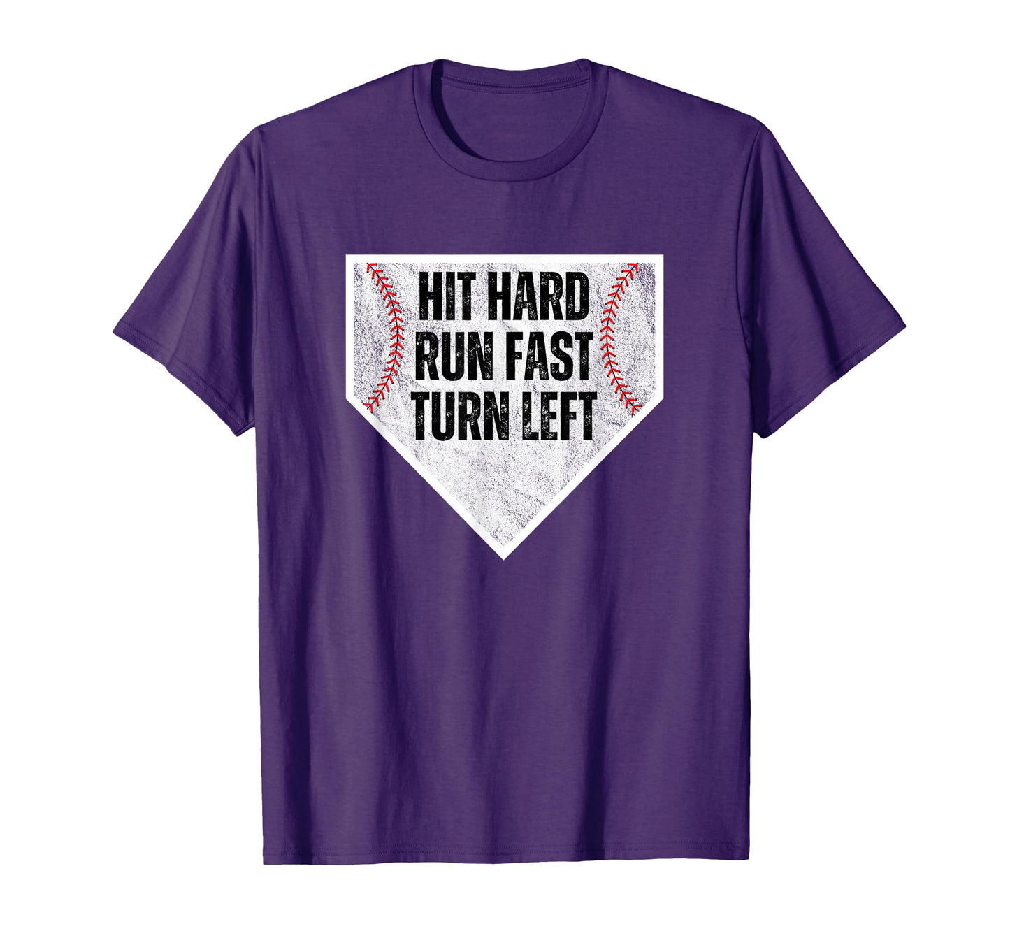 Hit Hard Run Fast Turn Left T-Shirt - Aesthetic Graphic for Adults - T-Shirt, Sweatshirt, Hoodie