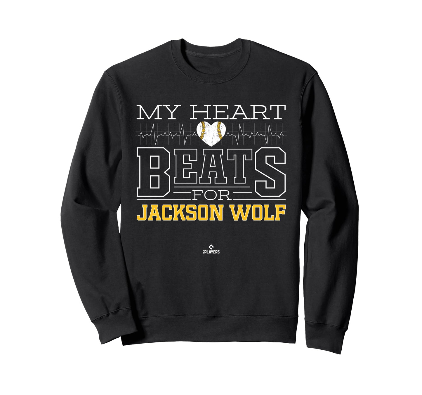 My Heart Beats Jackson Wolf Prospect Sweatshirt - Trendy Graphic Unisex - T-Shirt, Sweatshirt, Hoodie