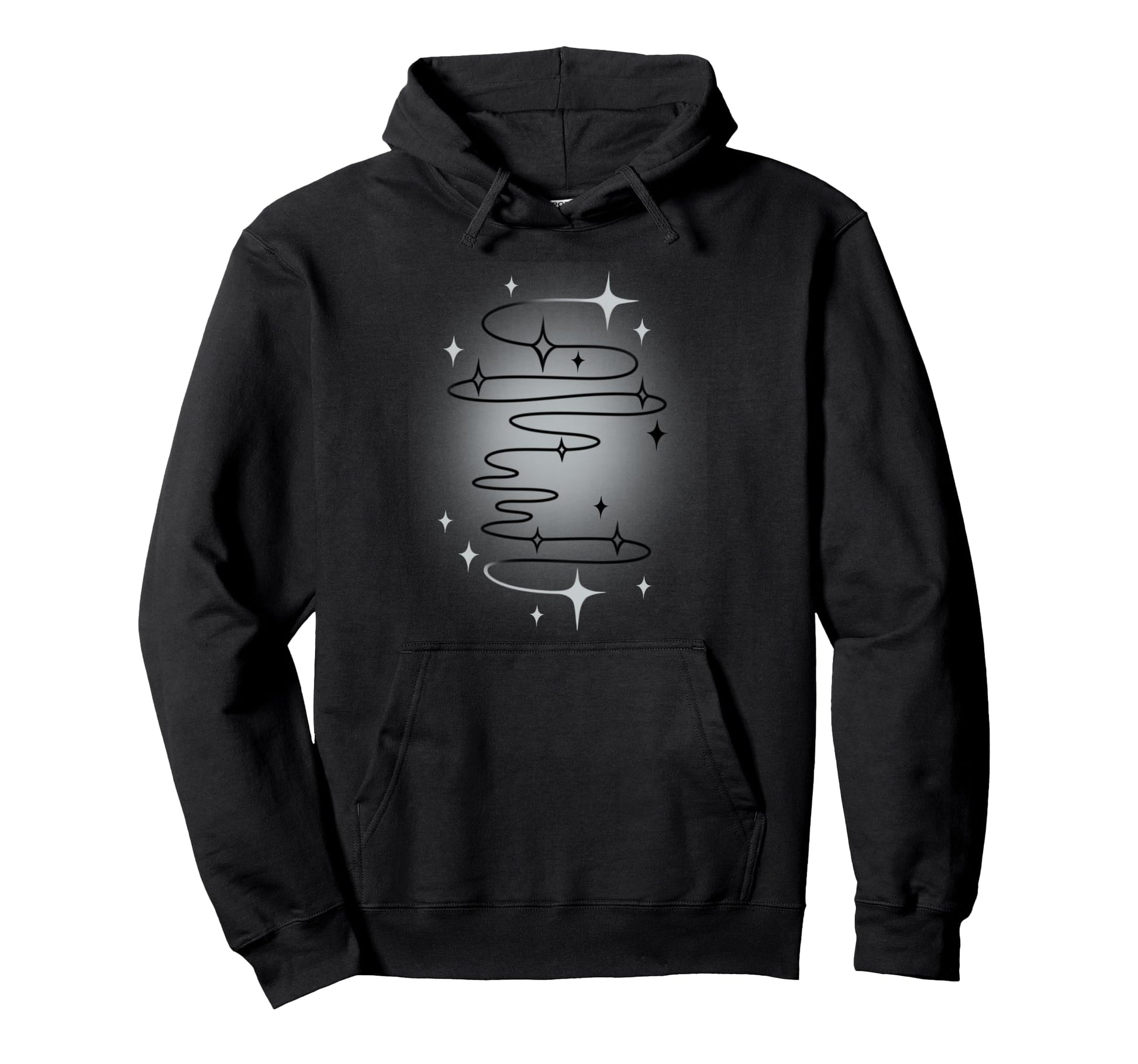 Y2K Star Road Starry Sky 90S Hoodie - Streetwear Style Men Women - T-Shirt, Sweatshirt, Hoodie