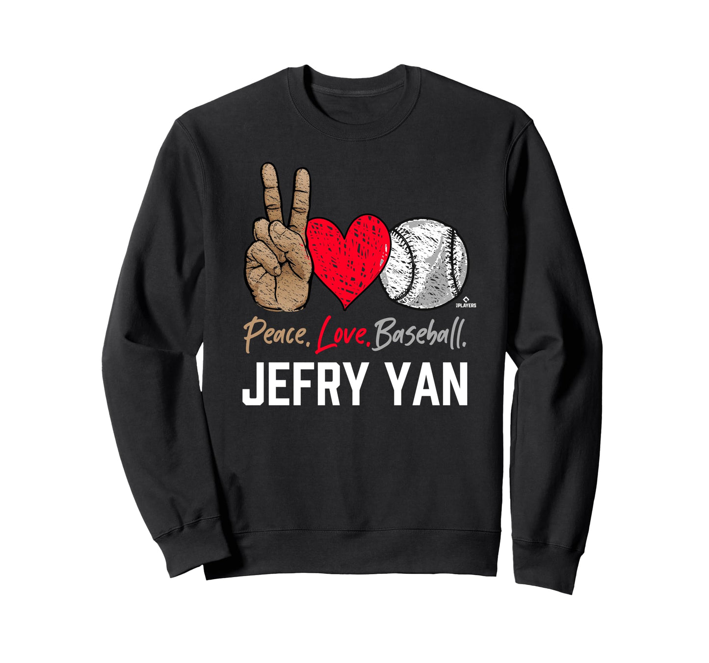 Peace Love Jefry Yan Prospect Sweatshirt - Custom Art Print for Adults - T-Shirt, Sweatshirt, Hoodie