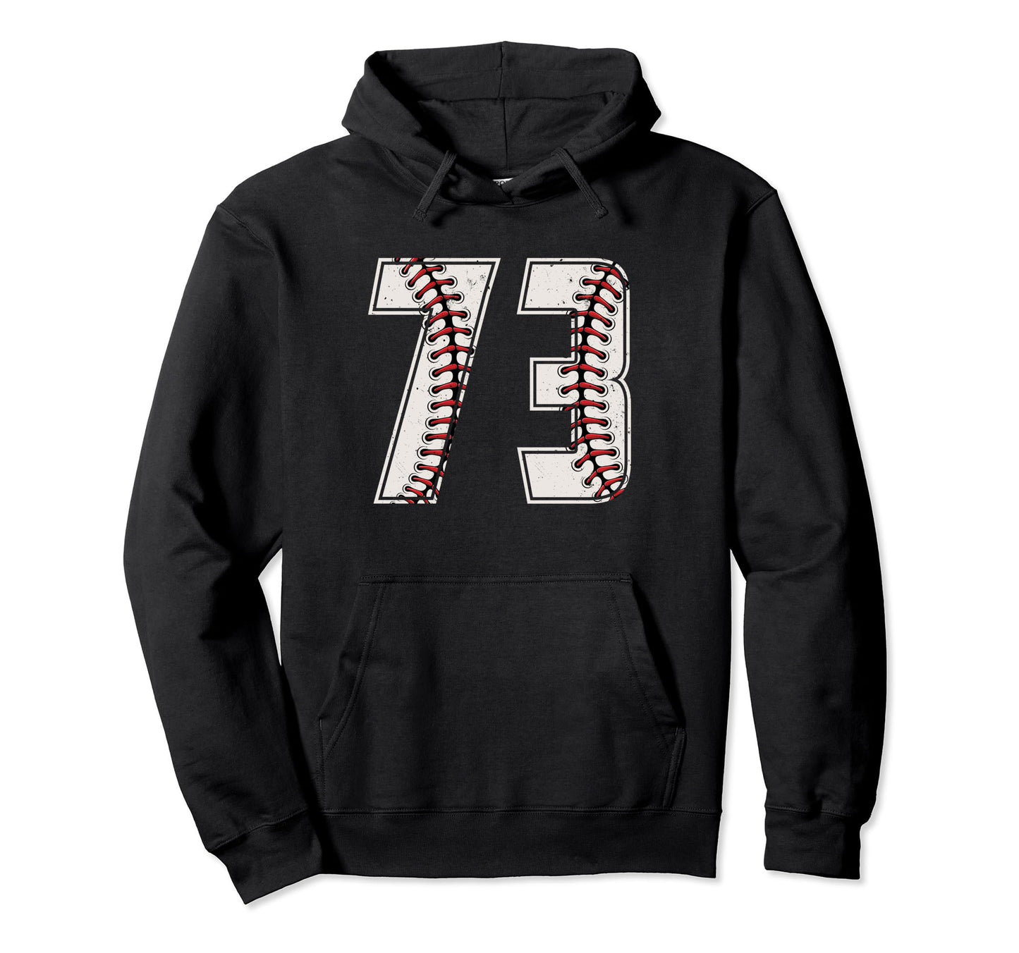 Baseball Player Number 73 Seventy Three Hoodie - Trendy Graphic Men Women - T-Shirt, Sweatshirt, Hoodie