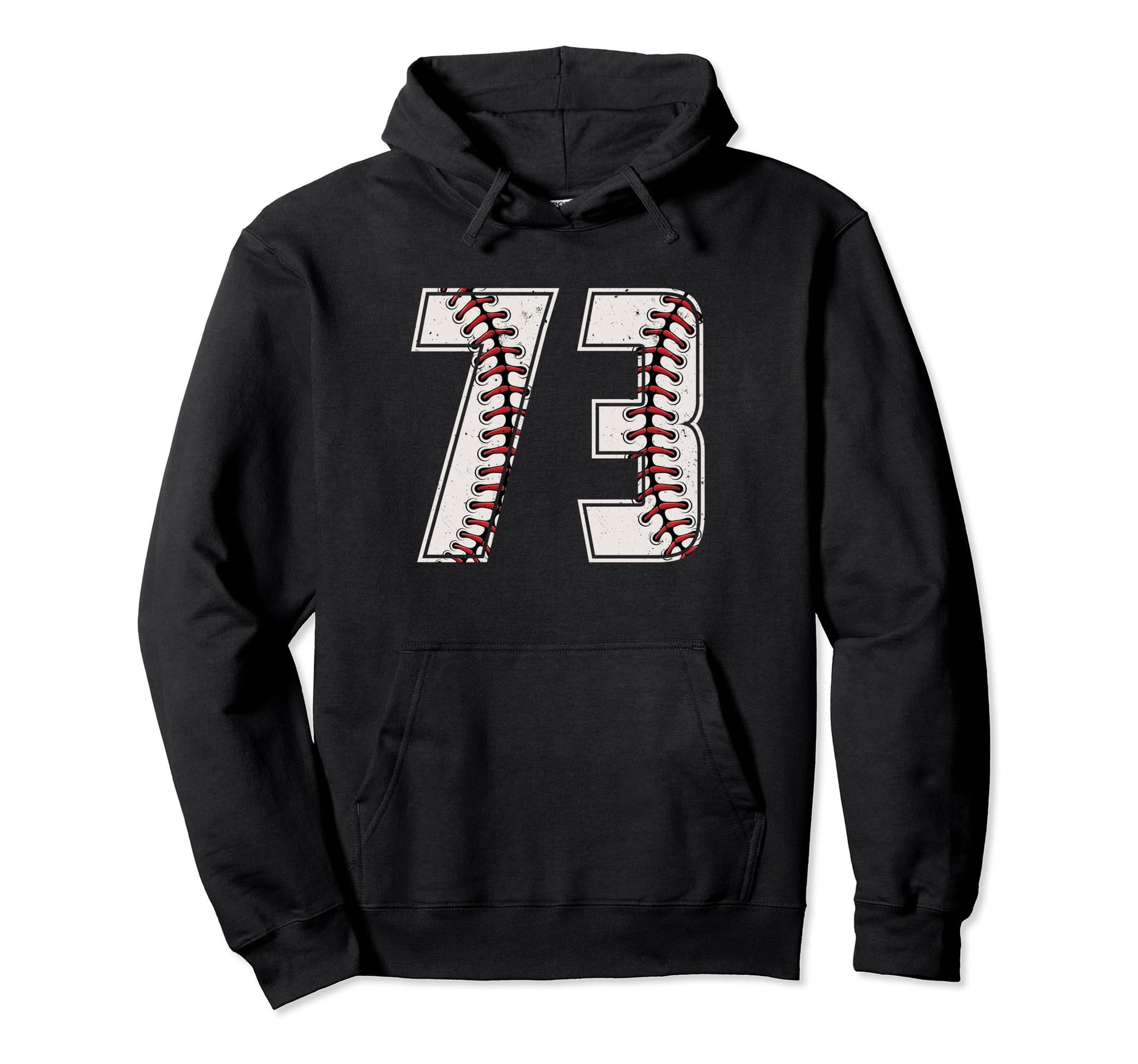 Baseball Player Number 73 Seventy Three Hoodie - Trendy Graphic Men Women - T-Shirt, Sweatshirt, Hoodie