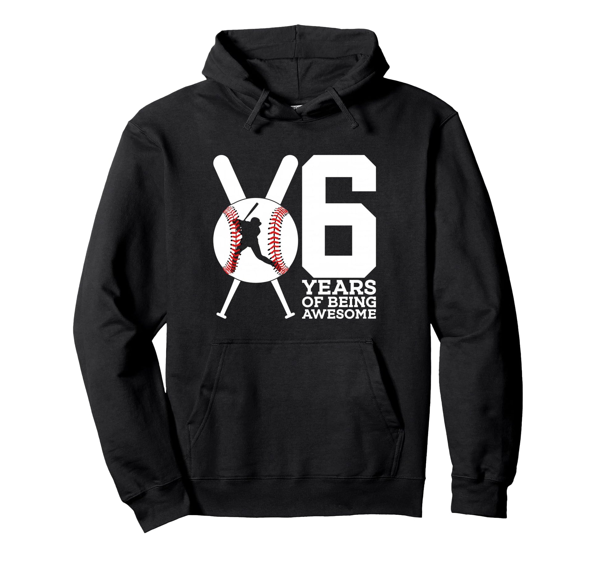 6 Years Being Awesome 6Th Birthday Hoodie - Minimalist Print for Adults - T-Shirt, Sweatshirt, Hoodie