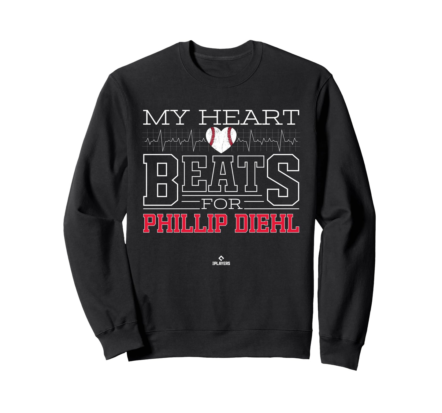 My Heart Beats Phillip Diehl Sweatshirt - Casual Everyday Wear for Adults - T-Shirt, Sweatshirt, Hoodie