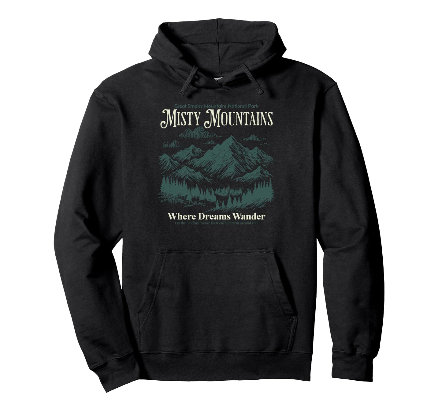 Smoky Mountains National Parks Hoodie - Fun Novelty Design Men Women - T-Shirt, Sweatshirt, Hoodie