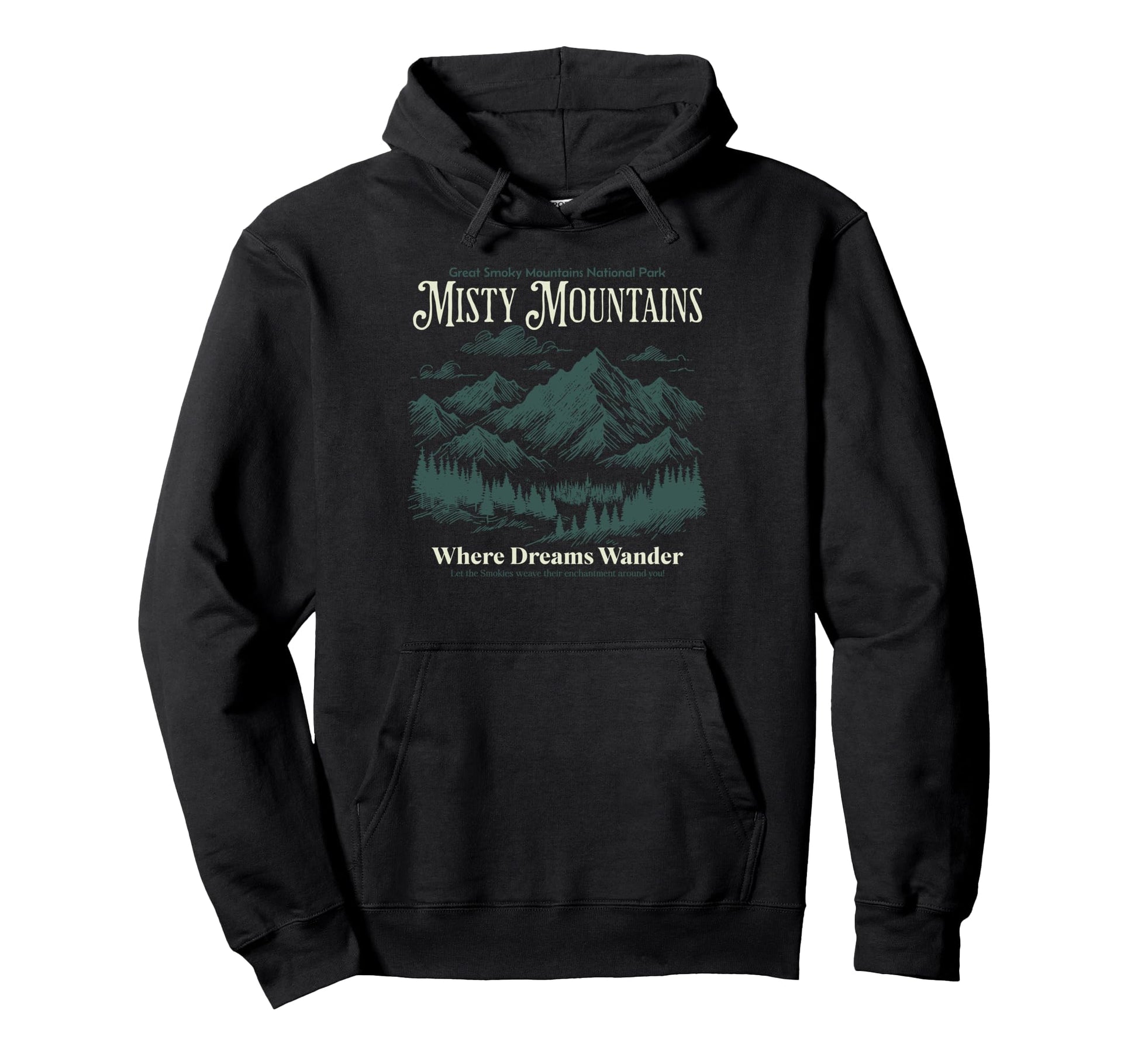 Smoky Mountains National Parks Hoodie - Fun Novelty Design Men Women - T-Shirt, Sweatshirt, Hoodie