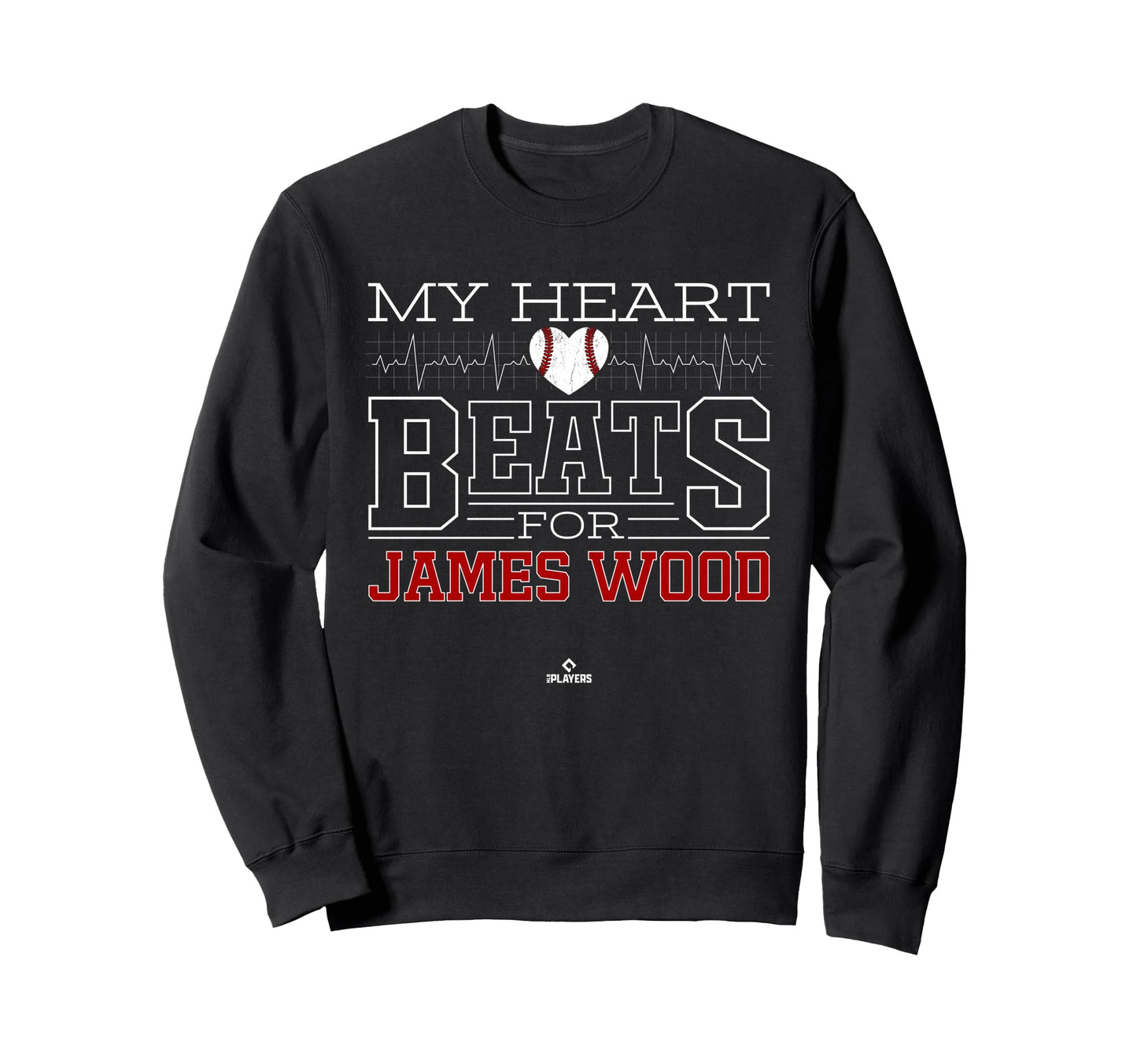 My Heart Beats James Wood Prospect Sweatshirt - Unique Graphic Men Women - T-Shirt, Sweatshirt, Hoodie