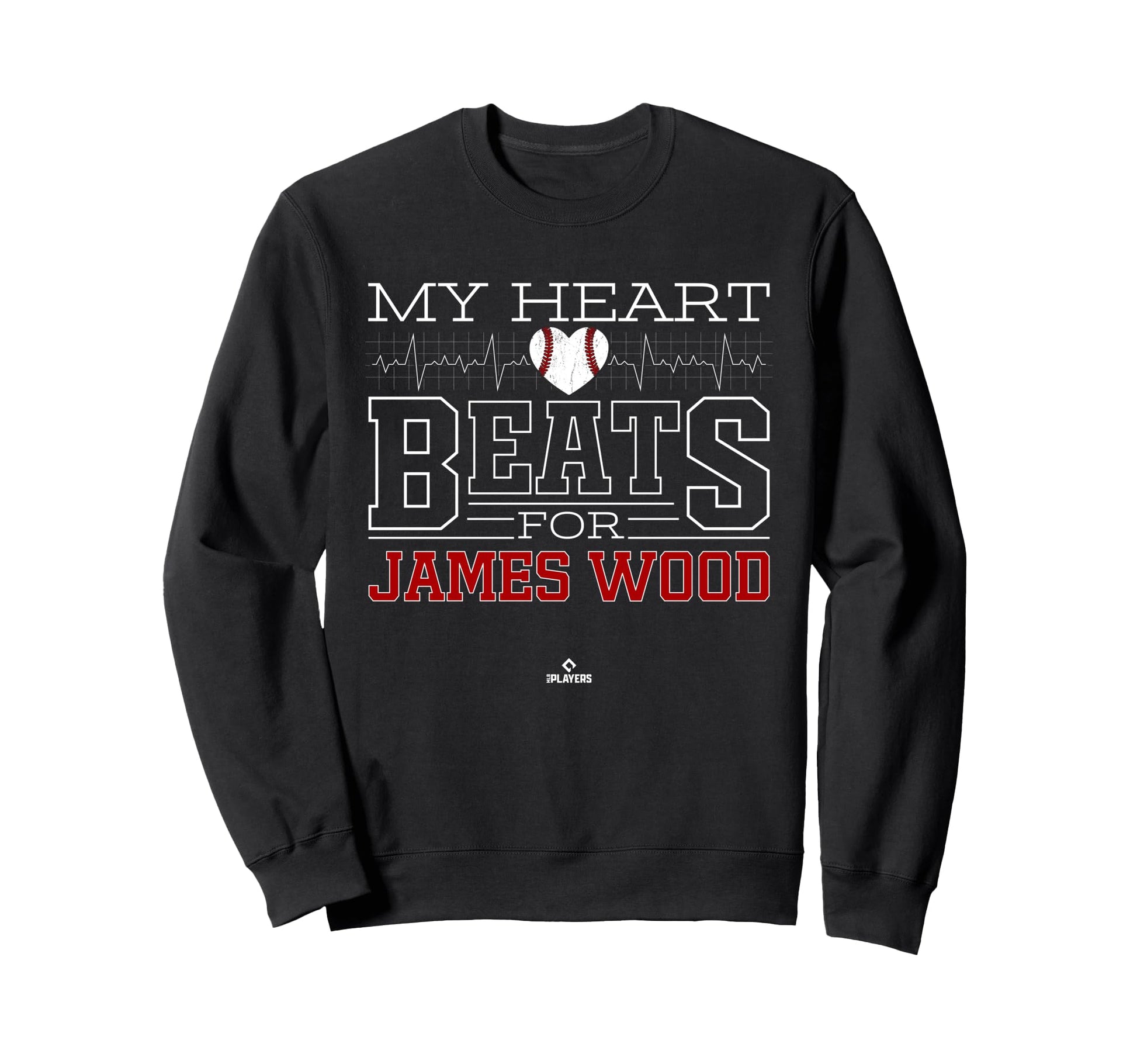 My Heart Beats James Wood Prospect Sweatshirt - Unique Graphic Men Women - T-Shirt, Sweatshirt, Hoodie