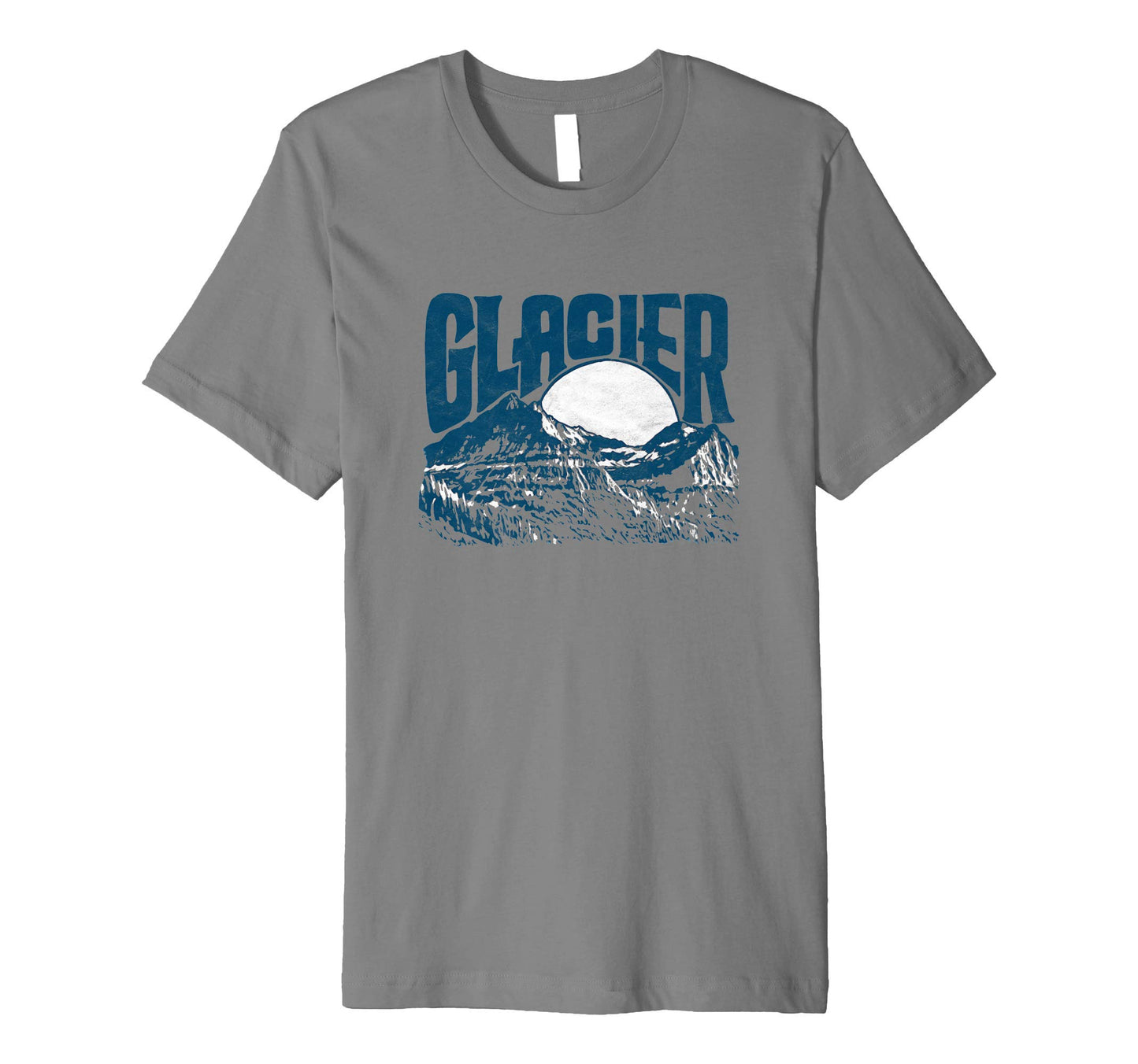 Glacier National Park Distressed 80S T-Shirt - Streetwear Style Men Women - T-Shirt, Sweatshirt, Hoodie