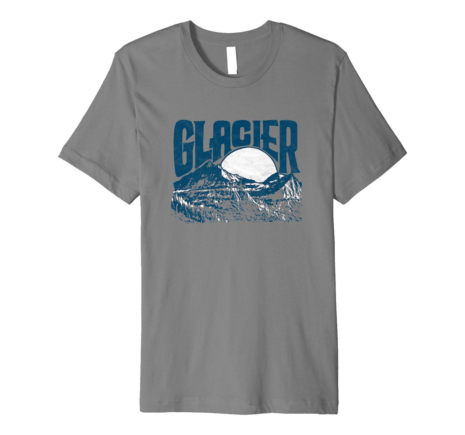 Glacier National Park Distressed 80S T-Shirt - Streetwear Style Men Women - T-Shirt, Sweatshirt, Hoodie