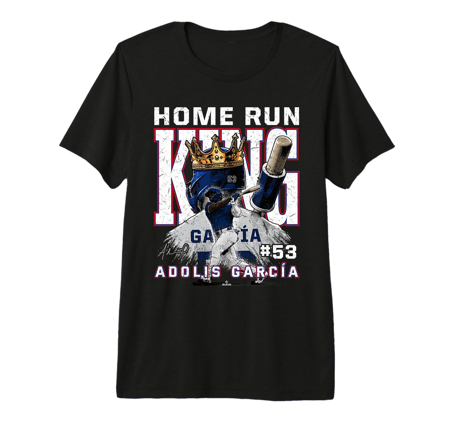 Home Run King Adolis Garcia Texas T-Shirt - Fun Novelty Design Unisex - T-Shirt, Sweatshirt, Hoodie