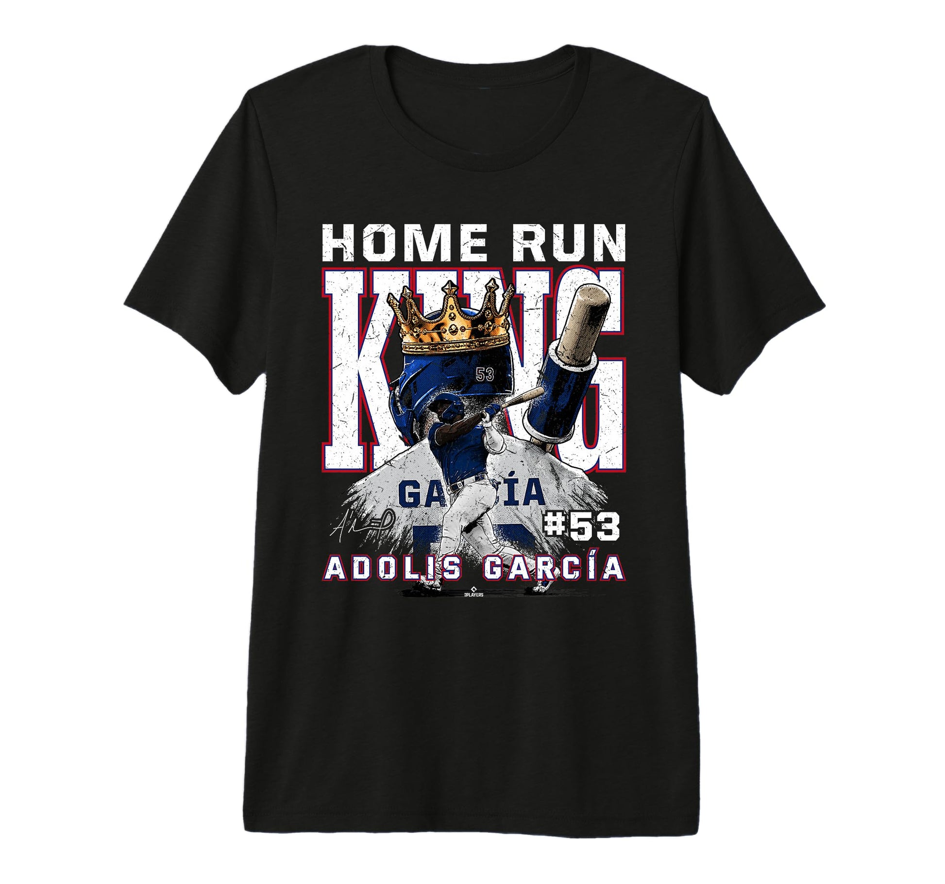 Home Run King Adolis Garcia Texas T-Shirt - Fun Novelty Design Unisex - T-Shirt, Sweatshirt, Hoodie