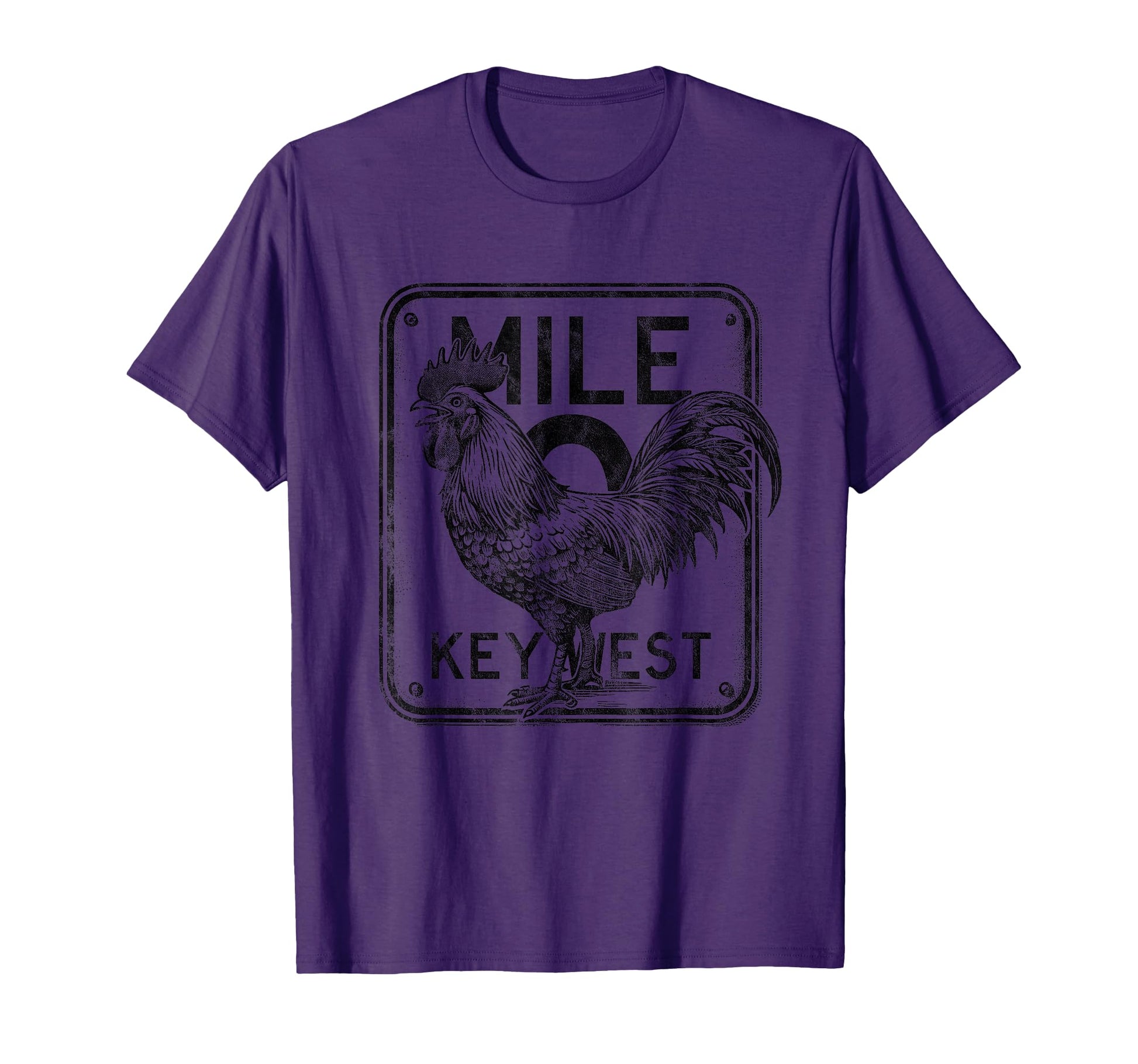Key West Florida Chicken Mile 0 T-Shirt - Streetwear Style Men Women - T-Shirt, Sweatshirt, Hoodie