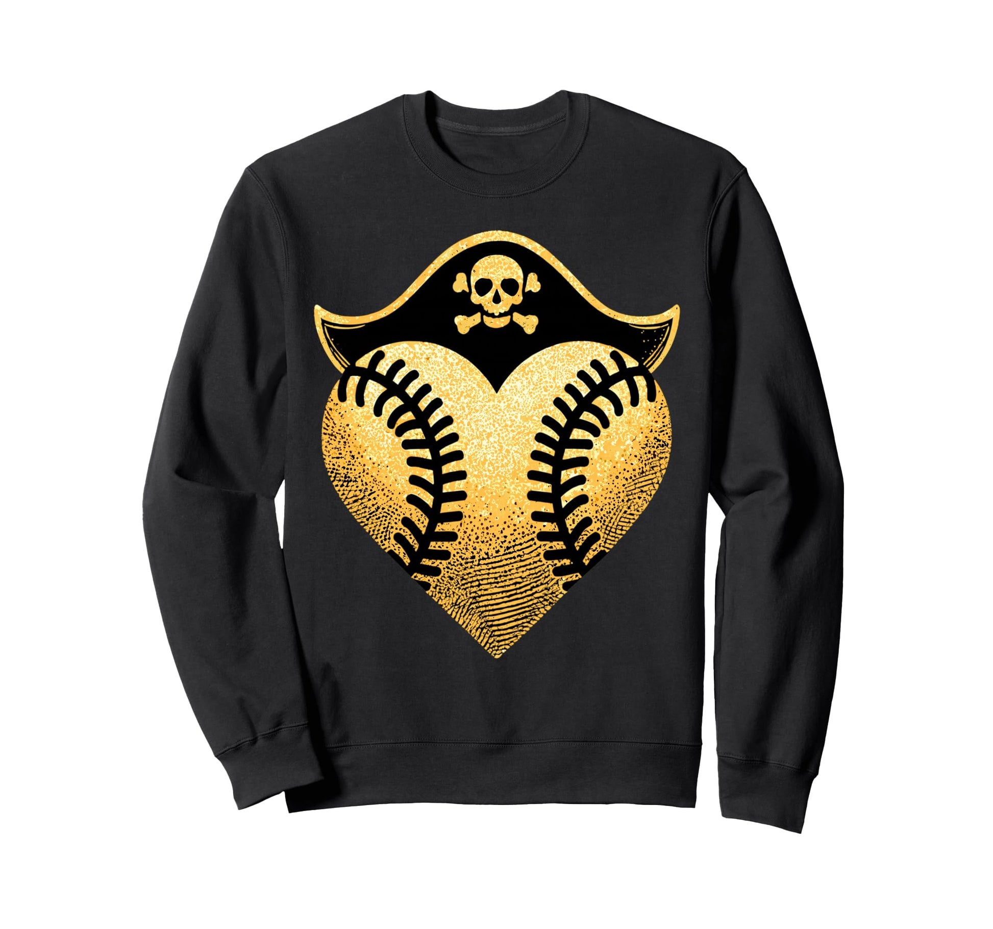 Baseball Pirate Baseball Player Sweatshirt - Novelty Apparel for Adults - T-Shirt, Sweatshirt, Hoodie