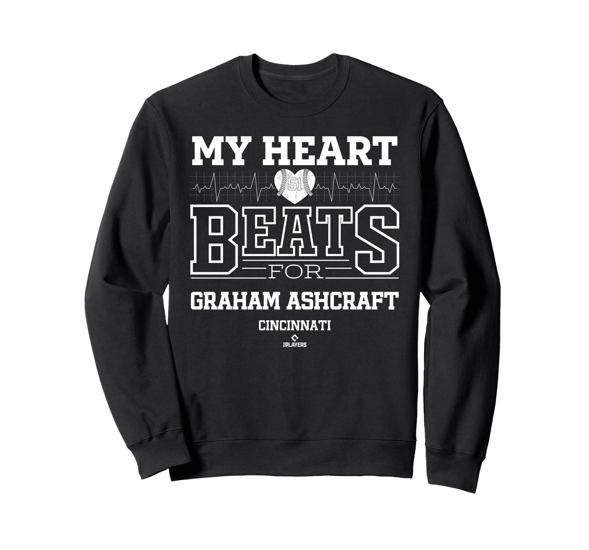 My Heart Beats Graham Ashcraft Sweatshirt - Unique Graphic Men Women - T-Shirt, Sweatshirt, Hoodie