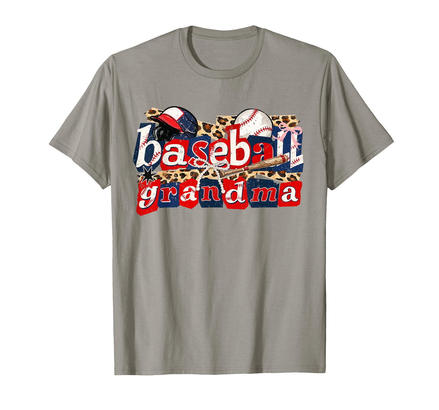 Baseball Grandma Coquette Bow Baseball T-Shirt - Unique Graphic for Adults - T-Shirt, Sweatshirt, Hoodie