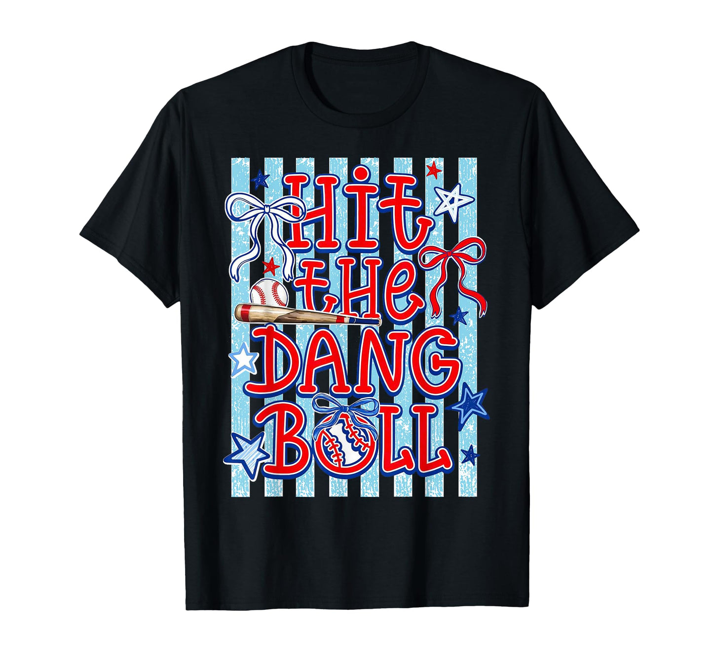 Coquette Bow Game Day Baseball Hit T-Shirt - Trendy Graphic for Adults - T-Shirt, Sweatshirt, Hoodie